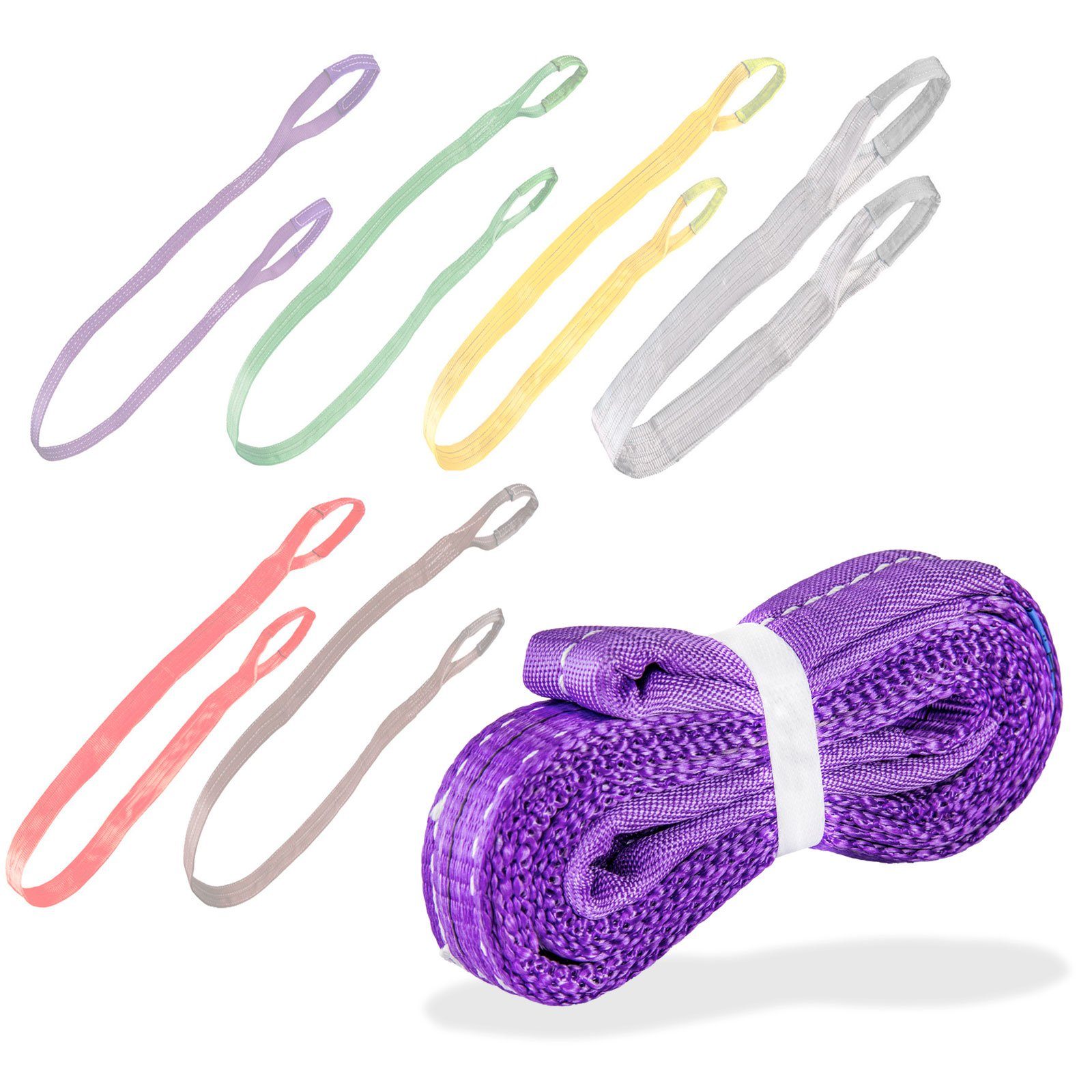 DEMA Hebeband mit Schlaufen 1t - 4m Hebeband