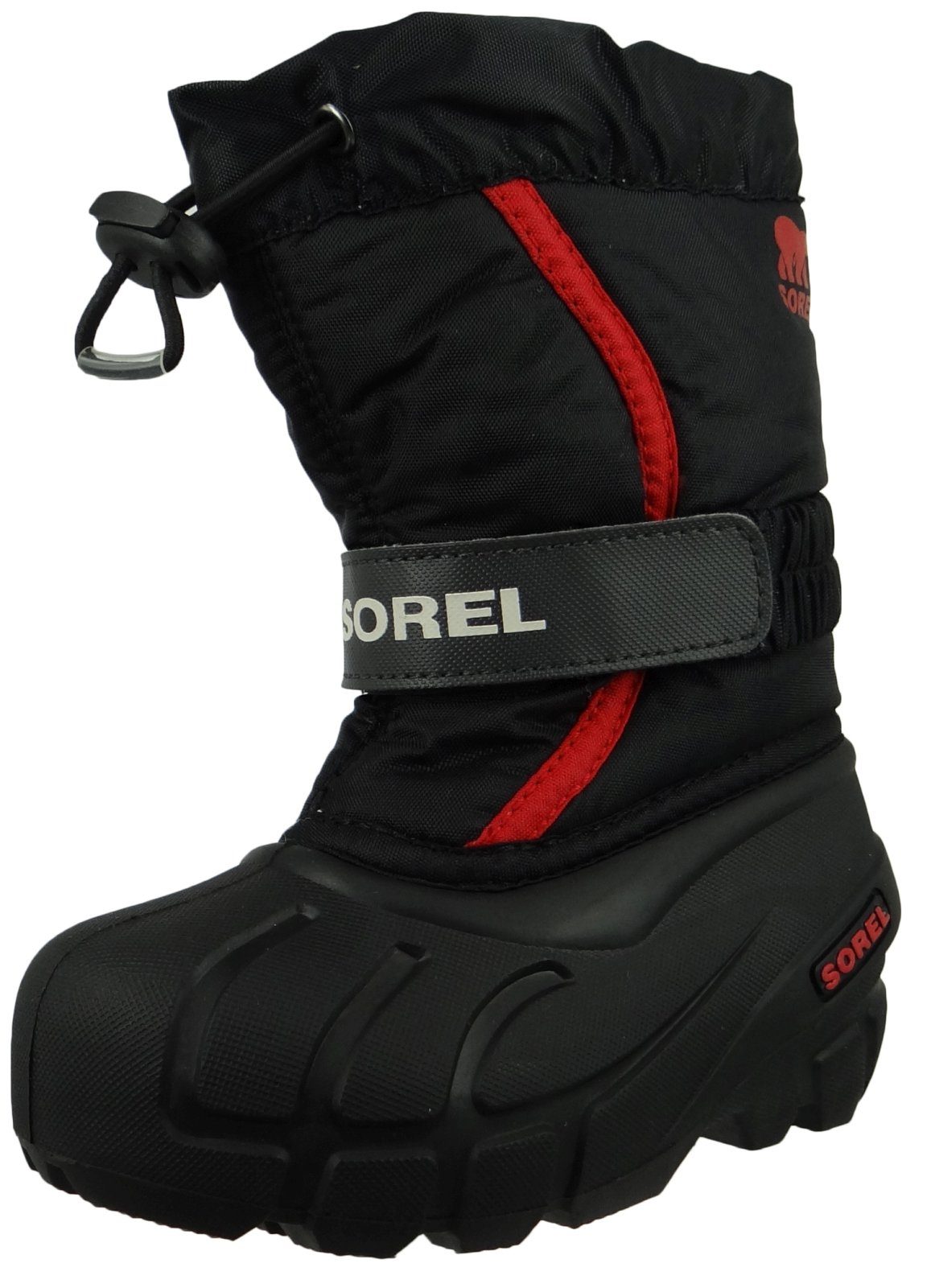 Sorel 1855252 015 Black Bright Red Snowboots