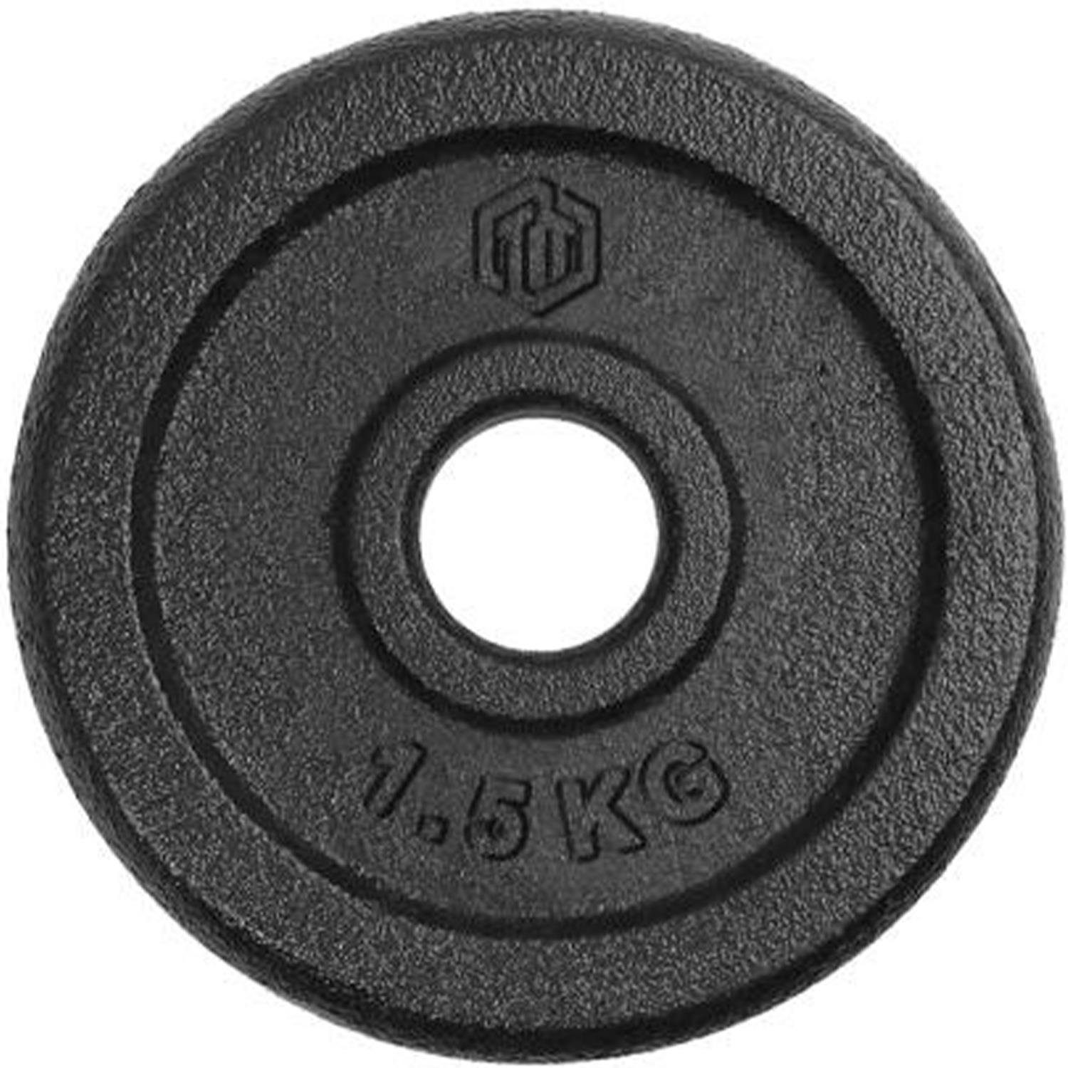 30/31mm, 24® Gewichtsscheibe Sporttrend Sporttrend Hantelscheiben Gusseisen Hantelscheibe 24 1,5KG