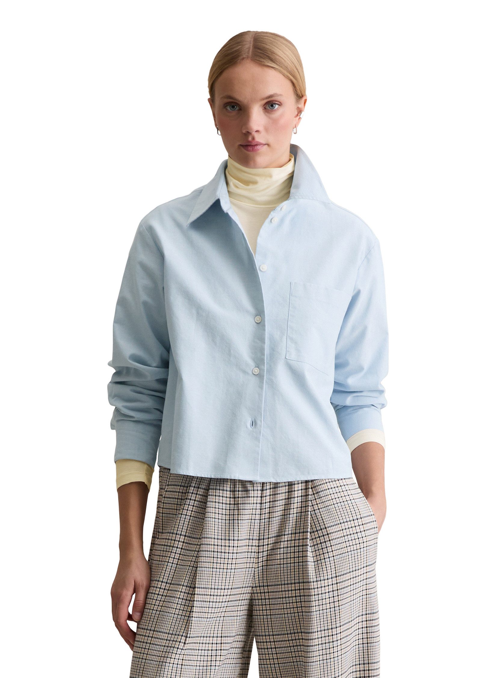 Marc O'Polo DENIM Langarmbluse aus Organic Cotton günstig online kaufen