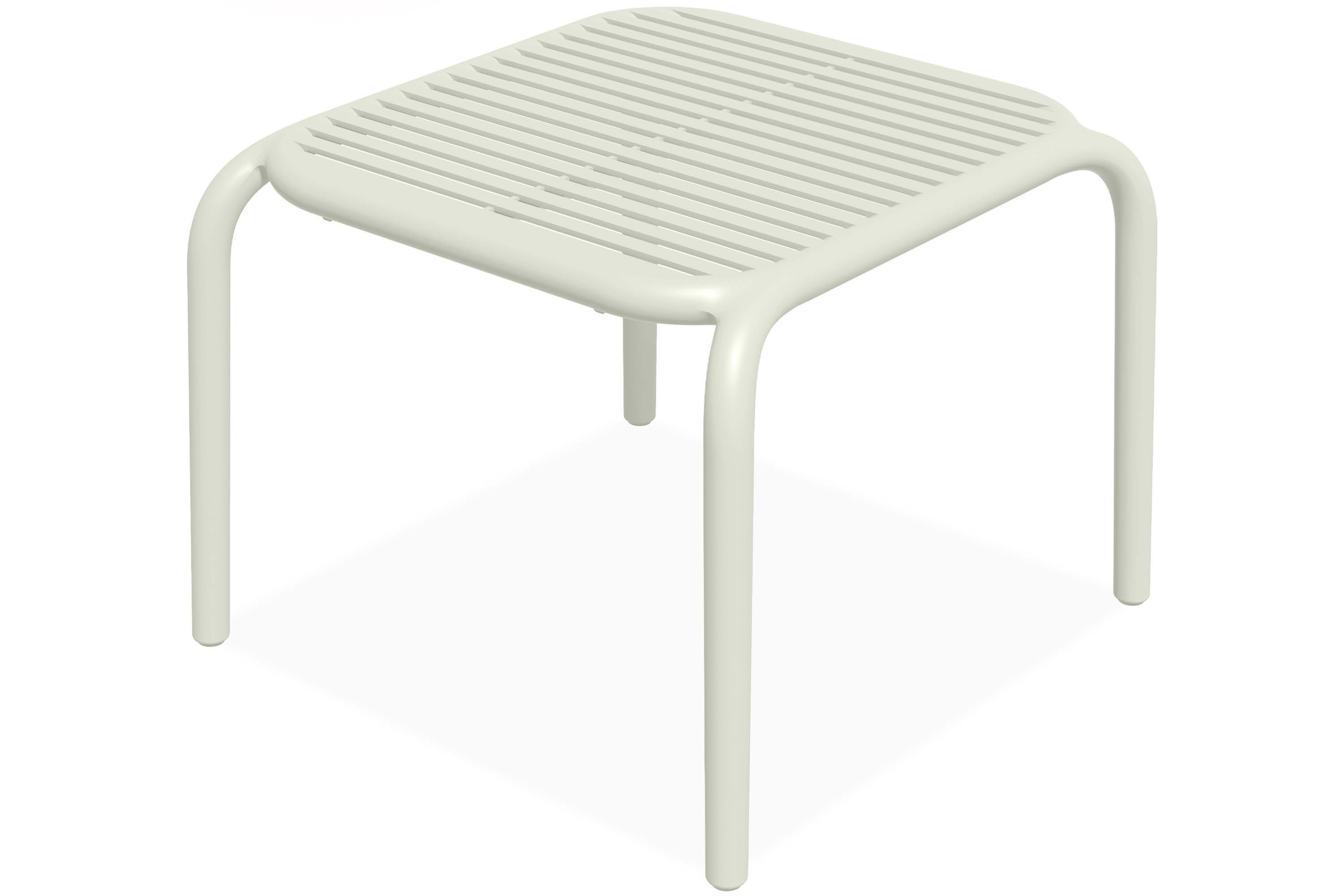 KONSIMO® Gartentisch FICCARI Terrassentisch Outdoor Kaffeetisch, hergestellt in der EU, Balkontisch, Wetterfestes Material, 100% recycelbar, Höhe: 41,5 cm