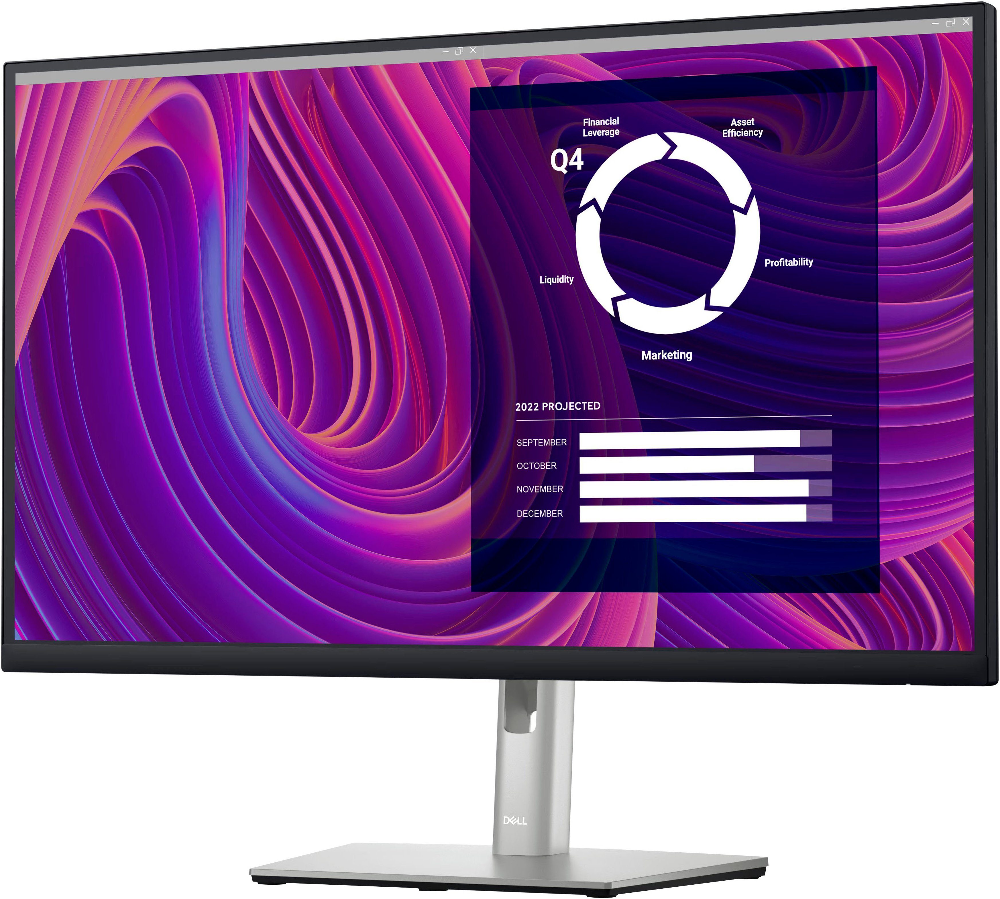 Dell Dell 27 Monitor – P2723D LED-Monitor (69 cm/27 ", 2560 x 1440 px, QHD, 5 ms Reaktionszeit, 60 Hz, IPS)