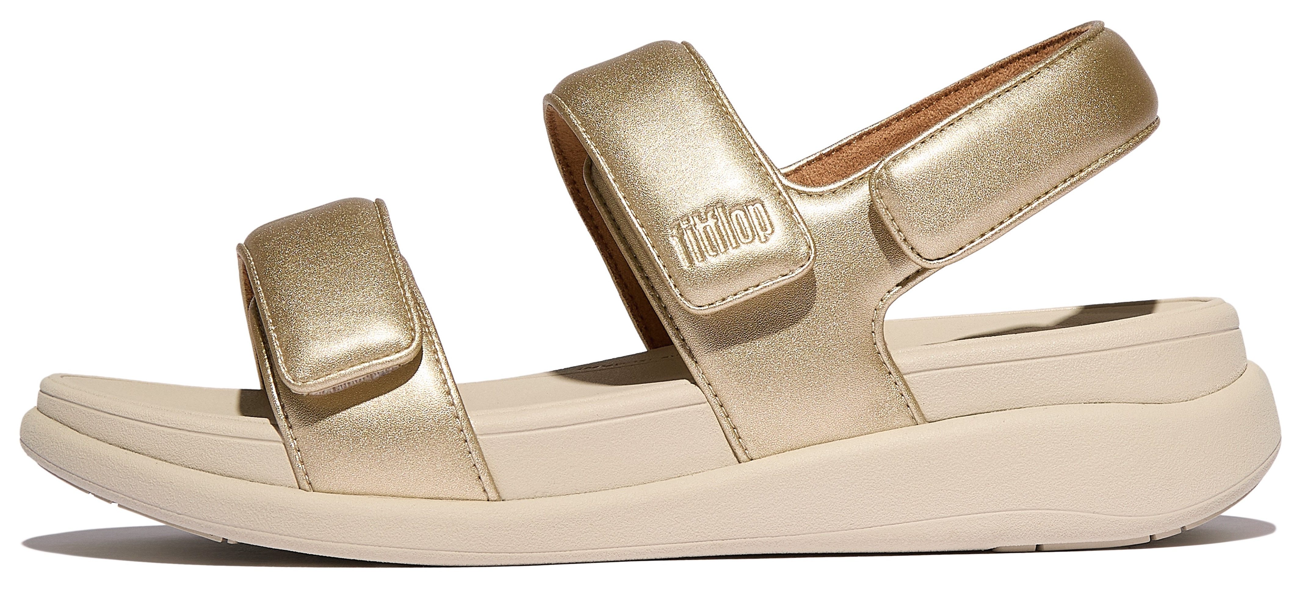 Fitflop F-MODE GO Sandale, Keilsandale, Klettschuh, günstig online kaufen