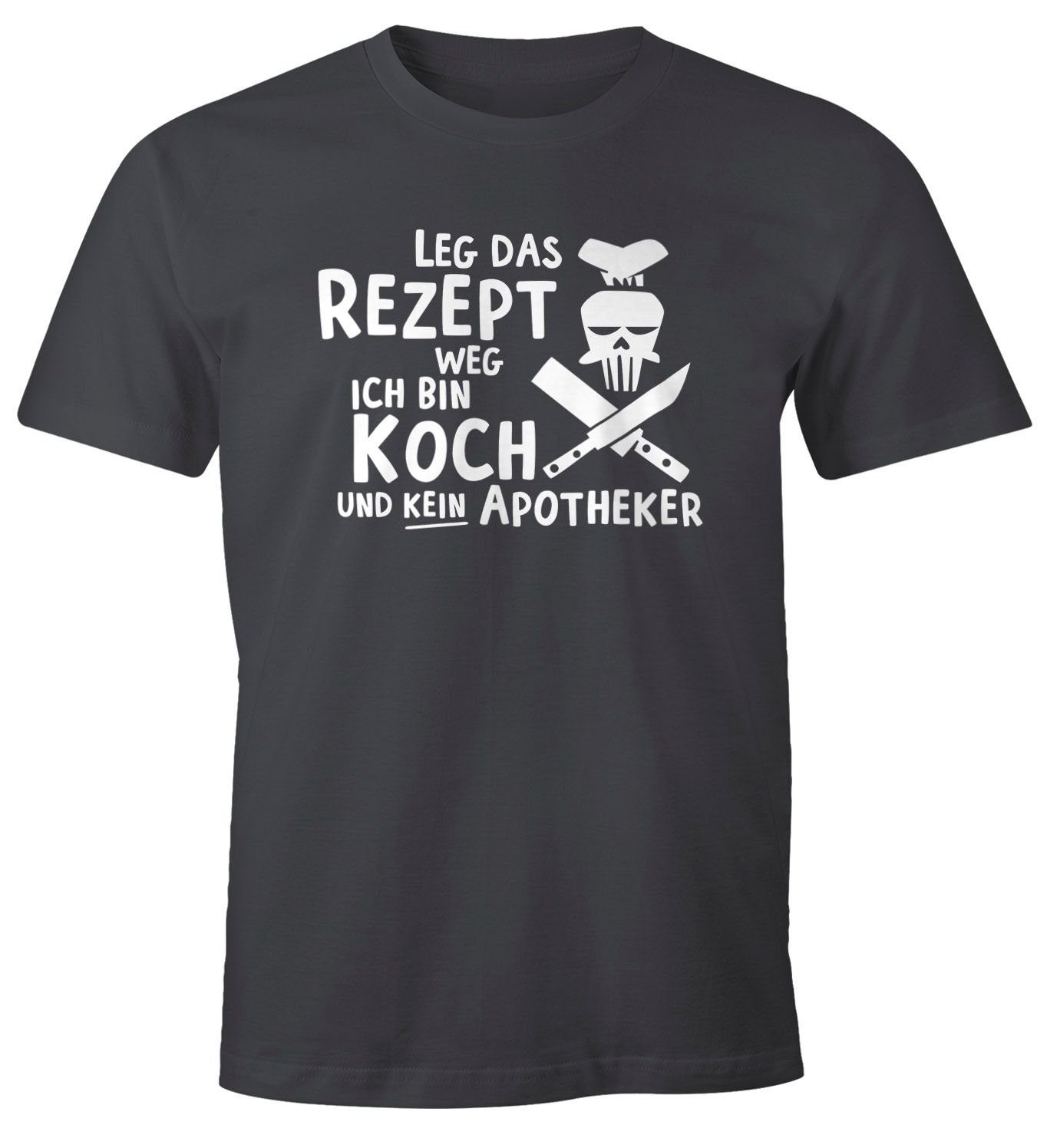 MoonWorks Print-Shirt Herren T-Shirt Leg das günstig online kaufen