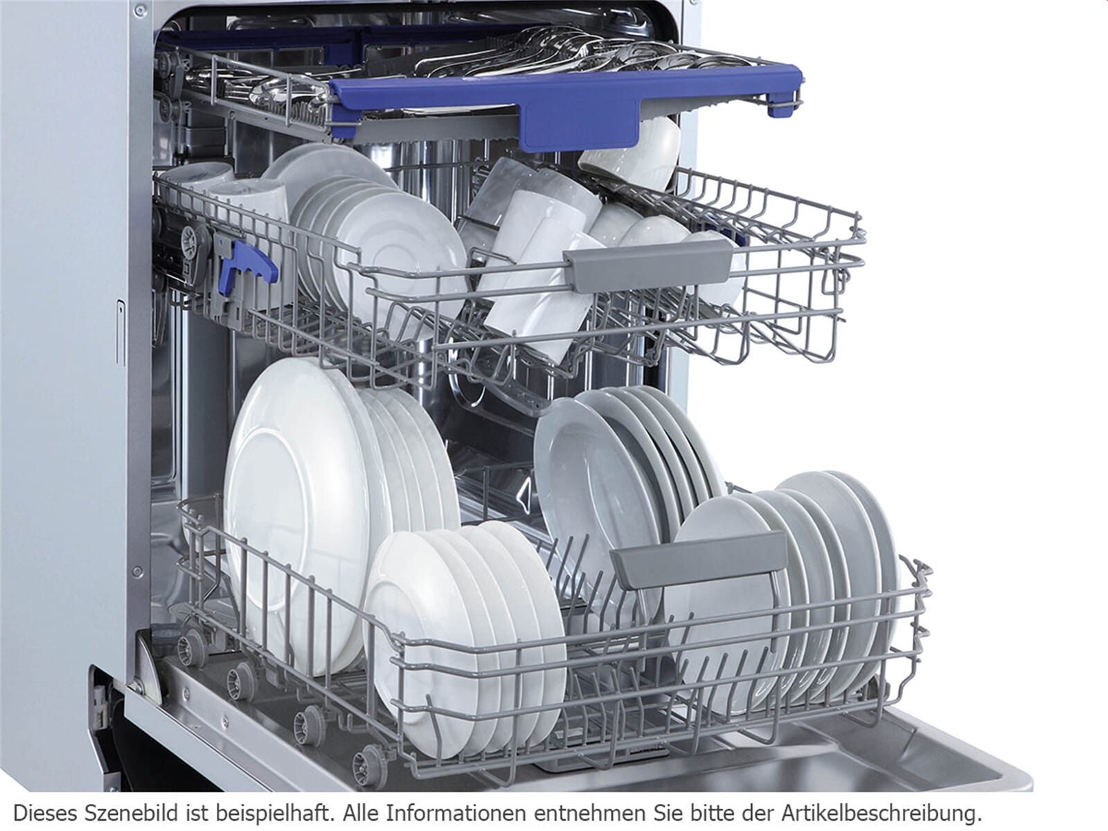 Oranier vollintegrierbarer Geschirrspüler GSV660, 9.8 l, 14 Maßgedecke, Energiesparfunktion ECO