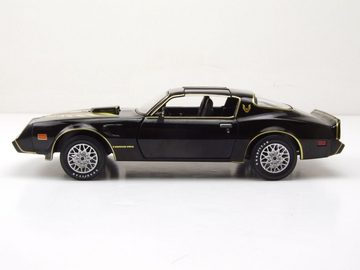 GREENLIGHT collectibles Modellauto Pontiac Firebird Trans Am 1979 schwarz Rocky 2 Modellauto 1:24 Greenli, Maßstab 1:24