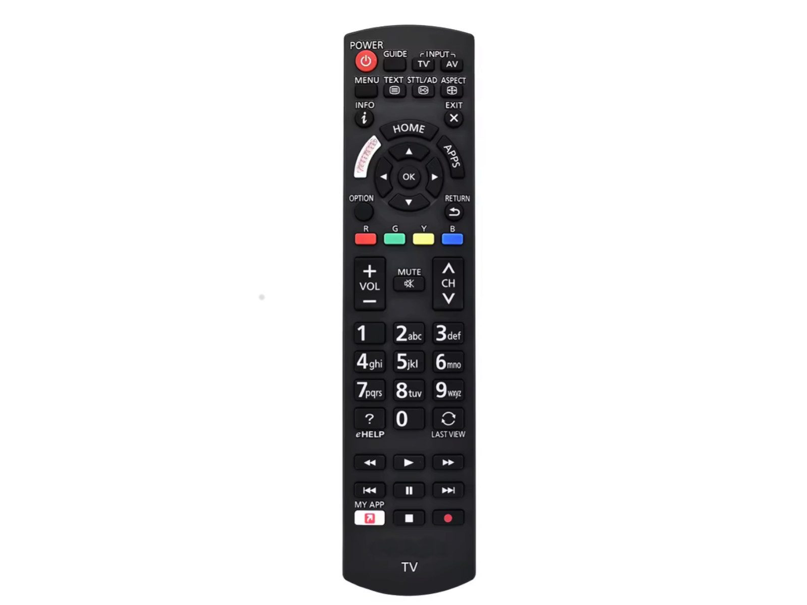 azurano Ersatz für PANASONIC N2QAYB001133 N2QAYB001109 N2QAYB001009 Universal-Smart-TV-Fernbedienung