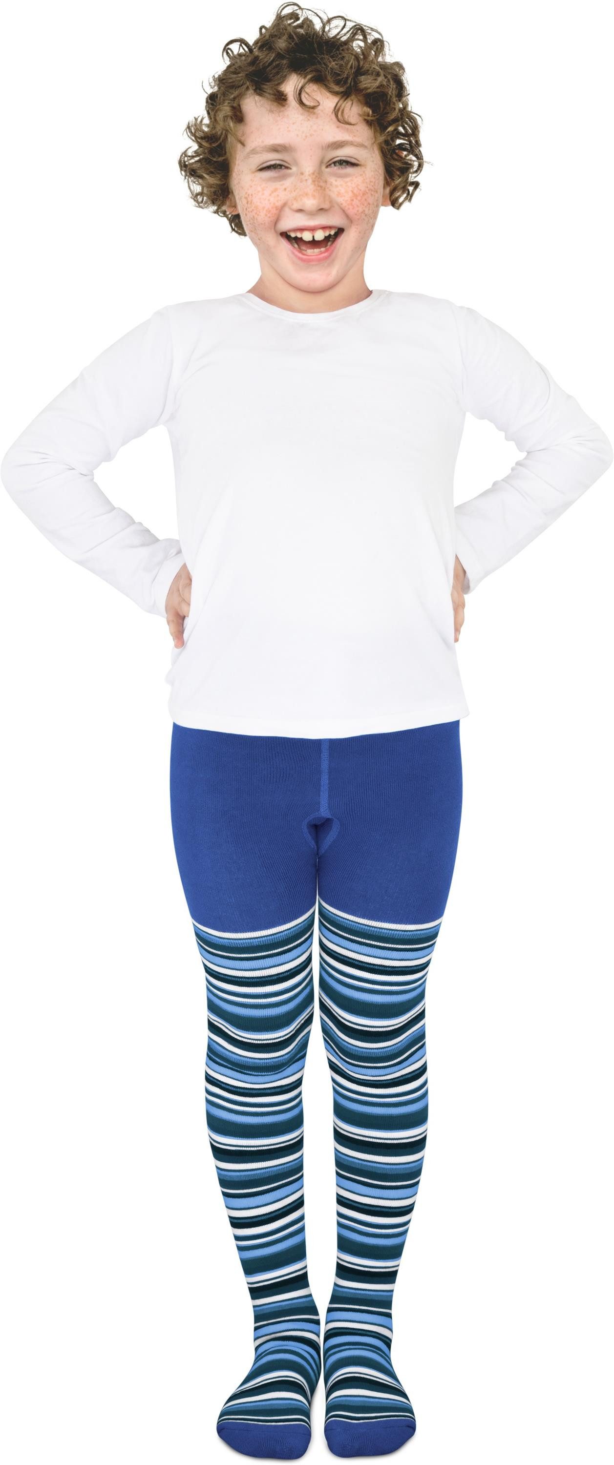normani Strumpfhose Kinder-Ringel-Thermostrumpfhose (1 St) mit Frotteefütterung