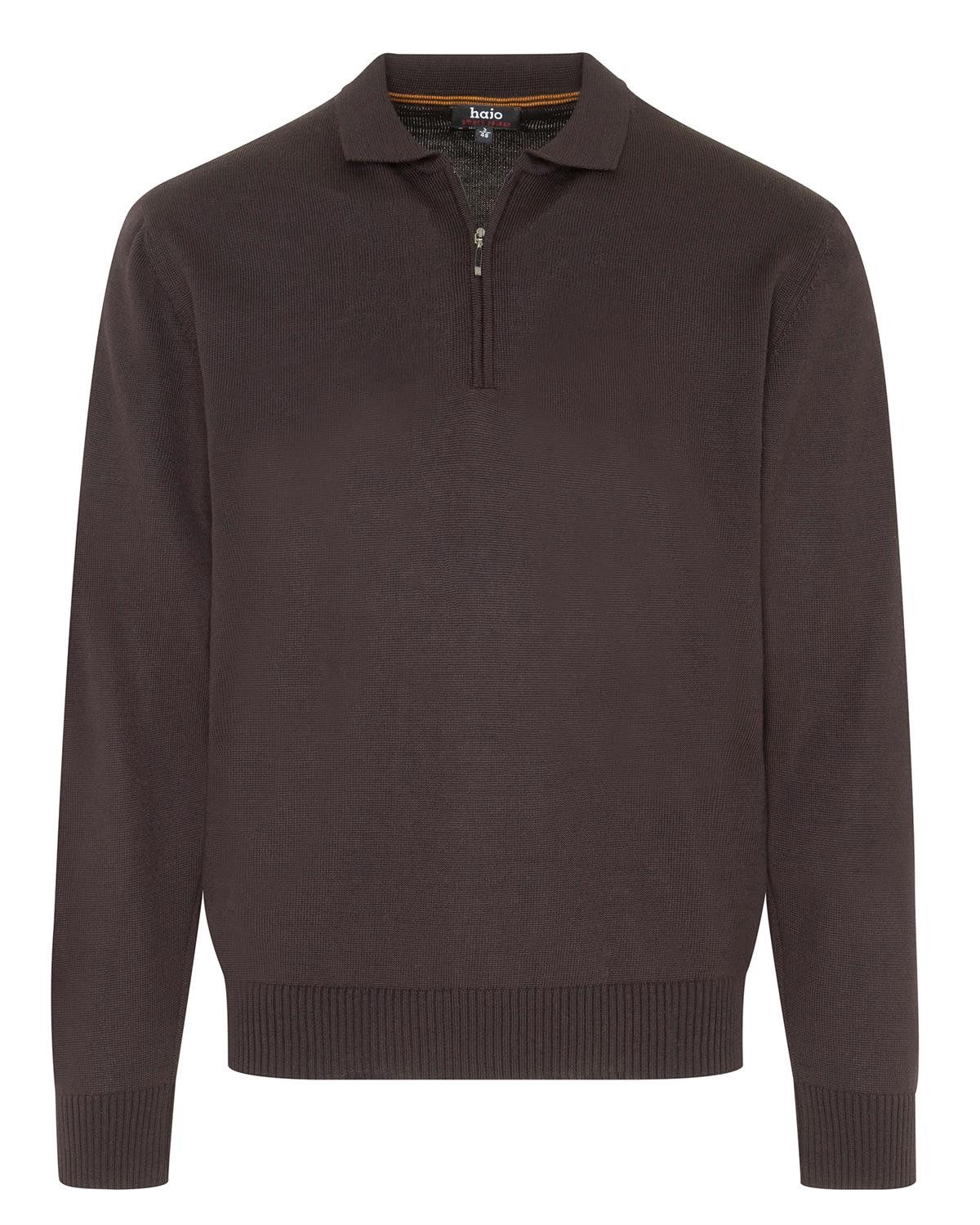 Hajo Langarm-Poloshirt kratzfreier Pullover mit Polokragen günstig online kaufen