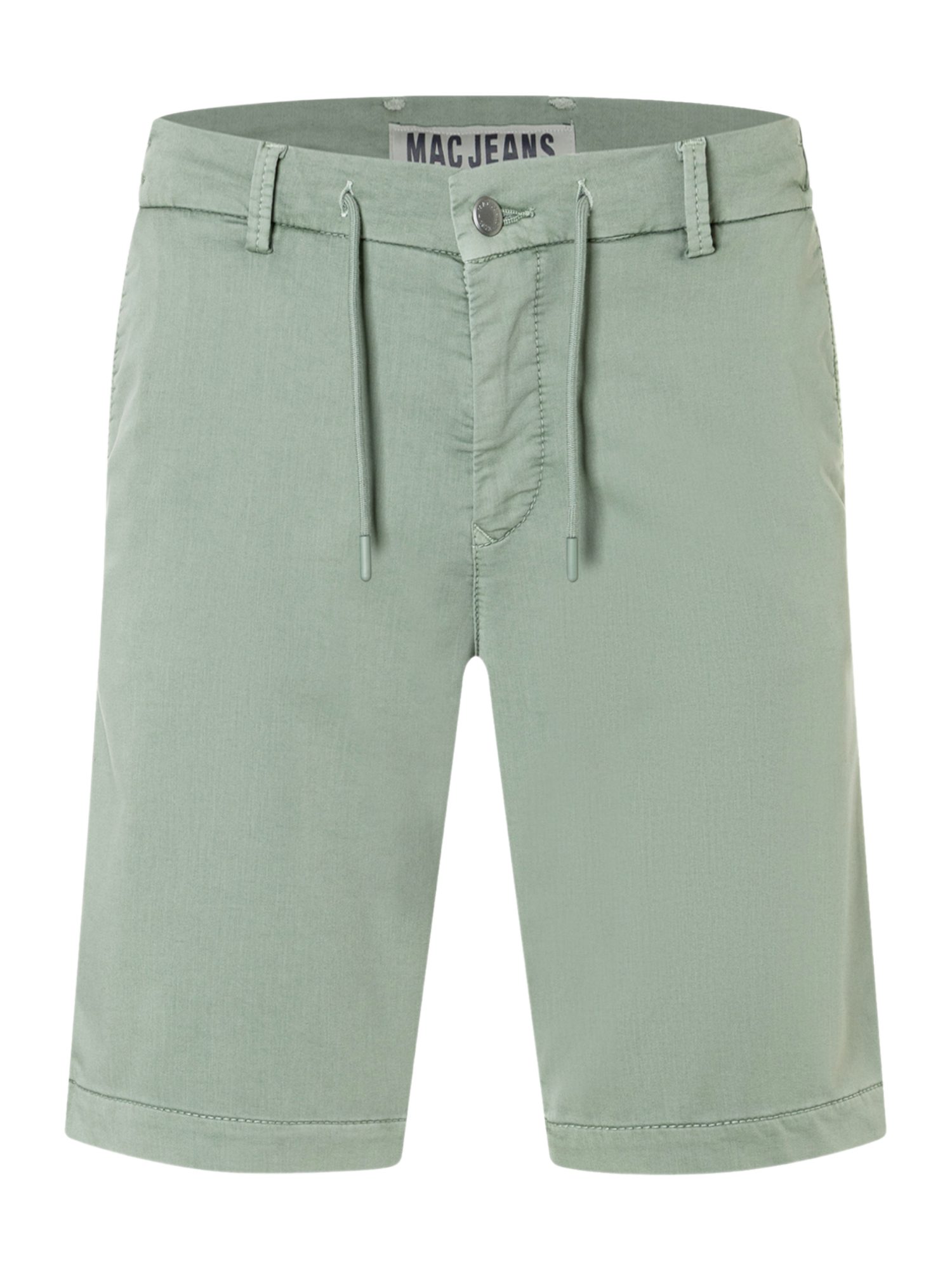 MAC Bermudas grün,Casual,Baumwolle,Unifarben,Regular Fit,Mittel