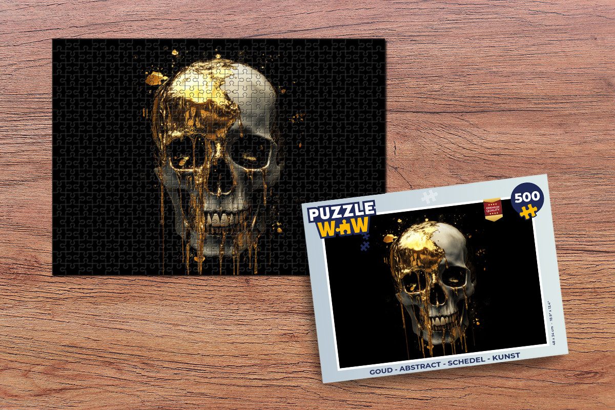 MuchoWow Puzzle Gold - Abstrakt - günstig online kaufen