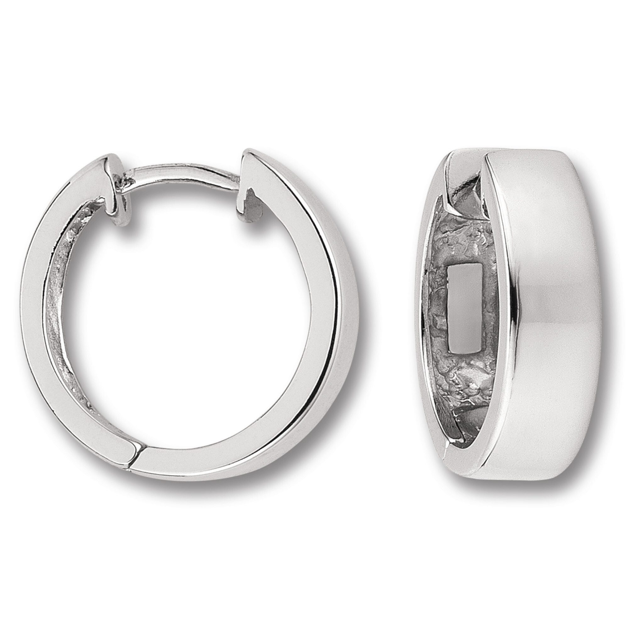 ONE ELEMENT Paar Creolen Ohrringe Creolen aus 925 Silber, Schlicht & schön – dezente Eleganz für jeden Tag