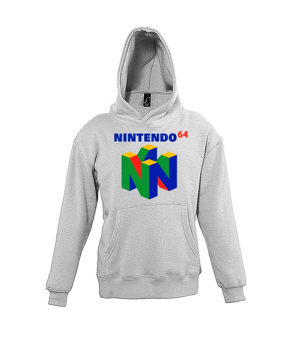 Youth Designz Kapuzenpullover N64 Kinder Hoodie Pullover mit trendigem Frontprint