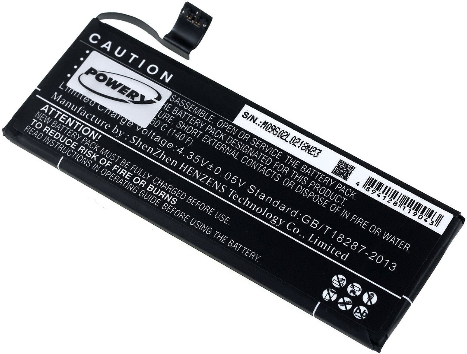 Powery Akku für Apple Typ 616-00107 Smartphone-Akku 1620 mAh (3.82 V)