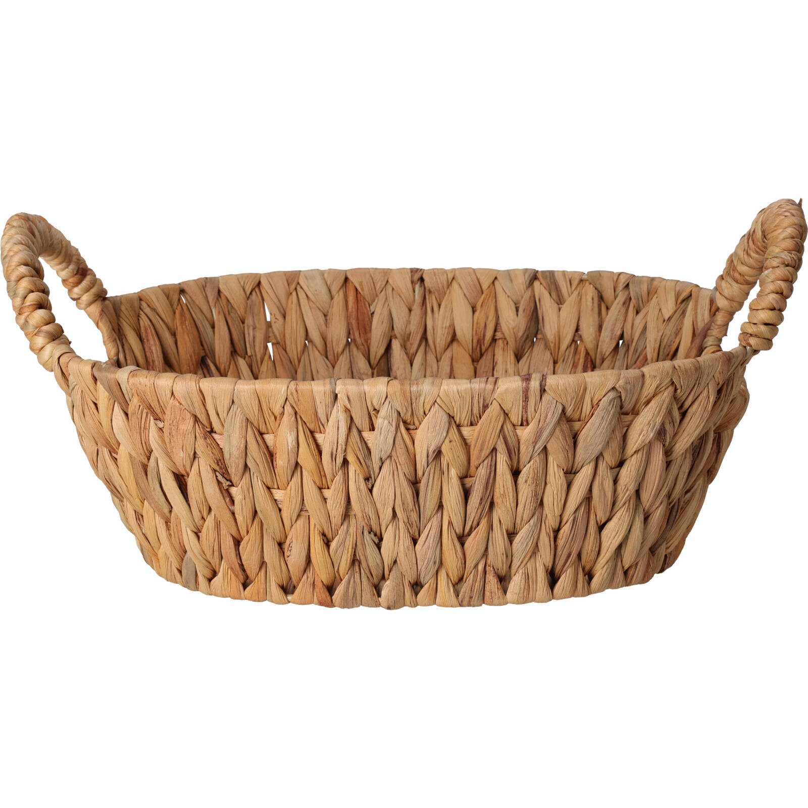 Home & styling collection Brotkasten Brotkorb, geflochten, aus Wasserhyazinthe, mit Griffen, Seegras, (einzeln, einzeln)
