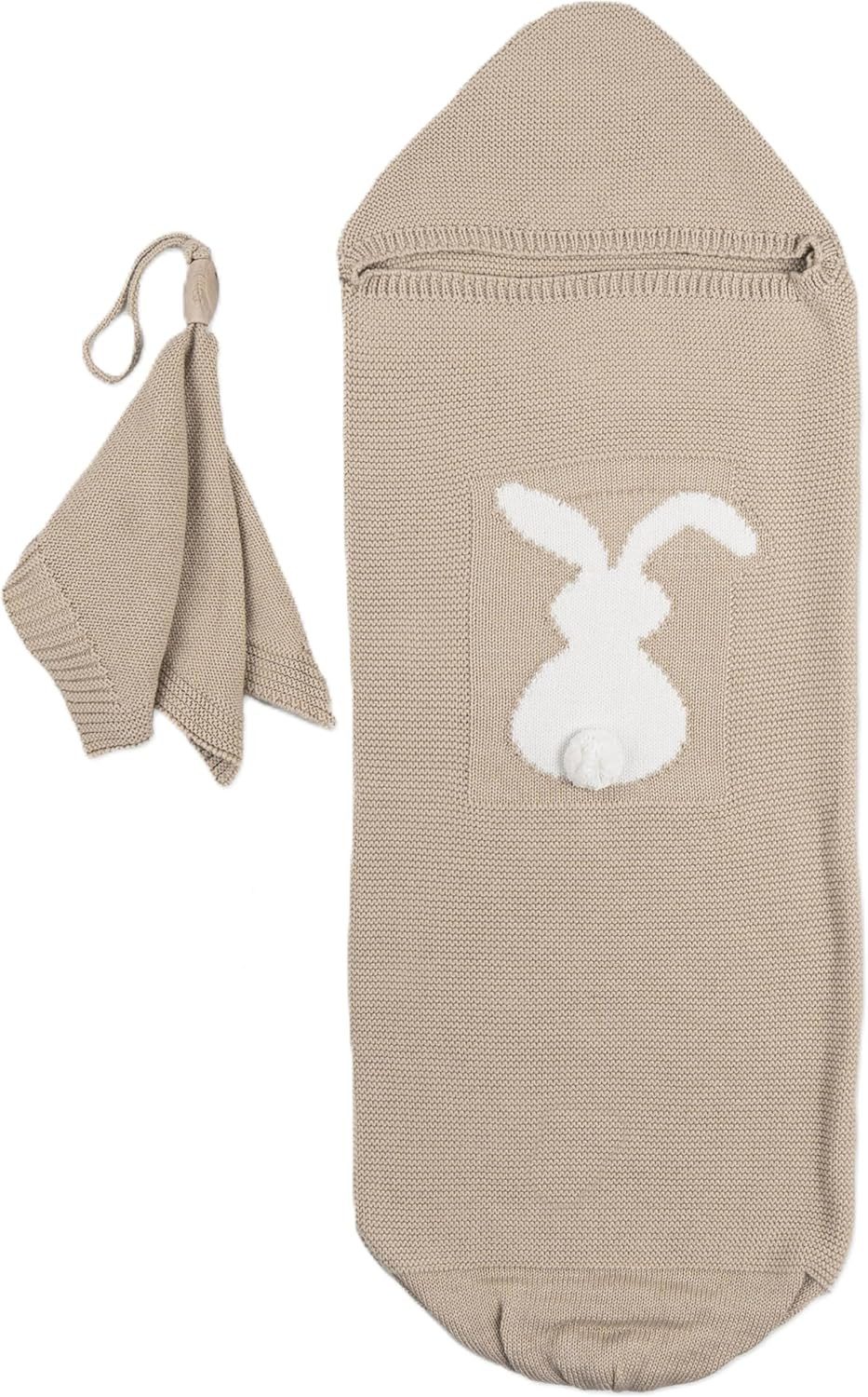 Minora Strickkleid Minora Baby Strickwaren Cocoon Swaddle Set, 0-8 Monate, Neugeborene