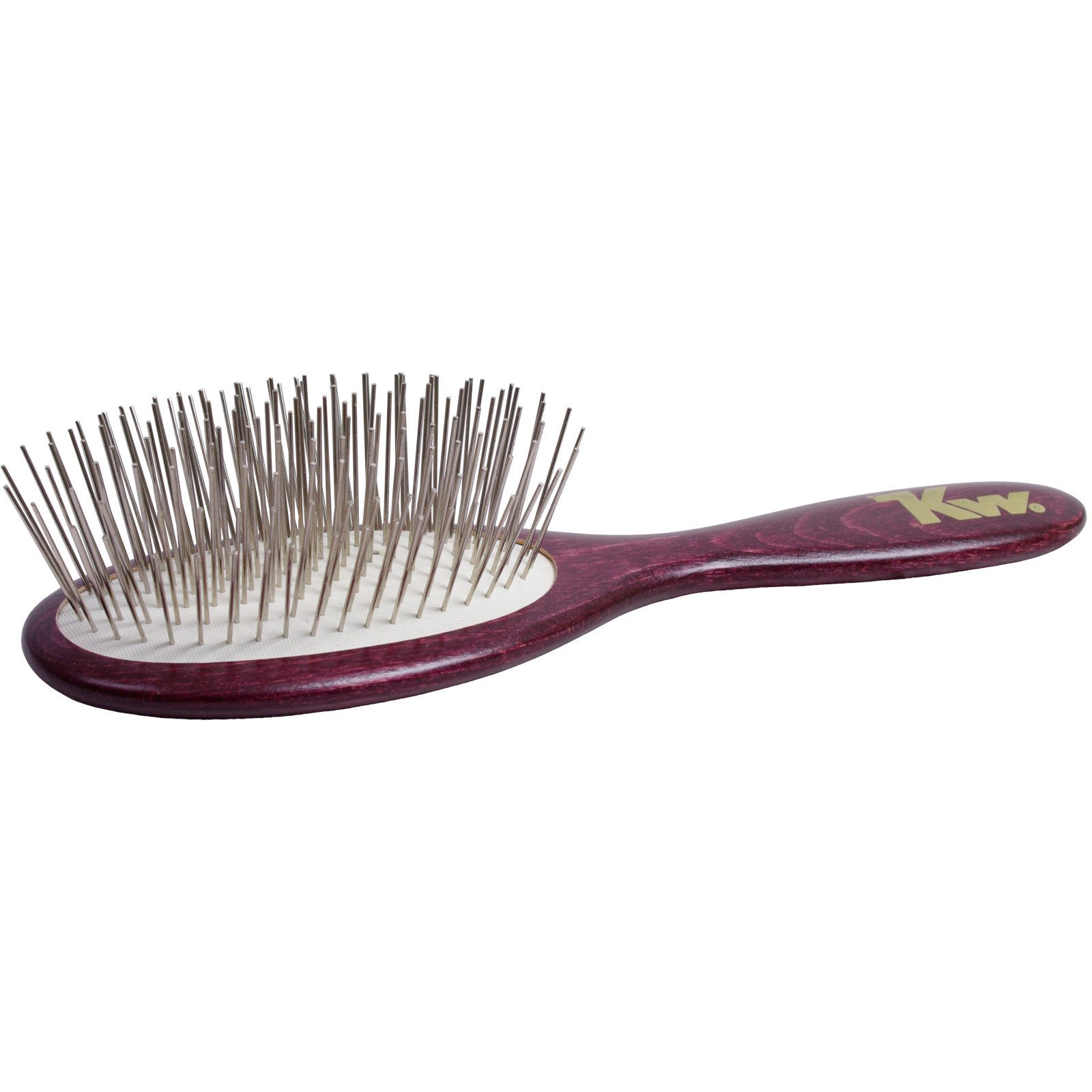 KW Fellbürste Softbürste für Hunde mit Edelstahlpins, extra lang, mit extra langen Edelstahlpins