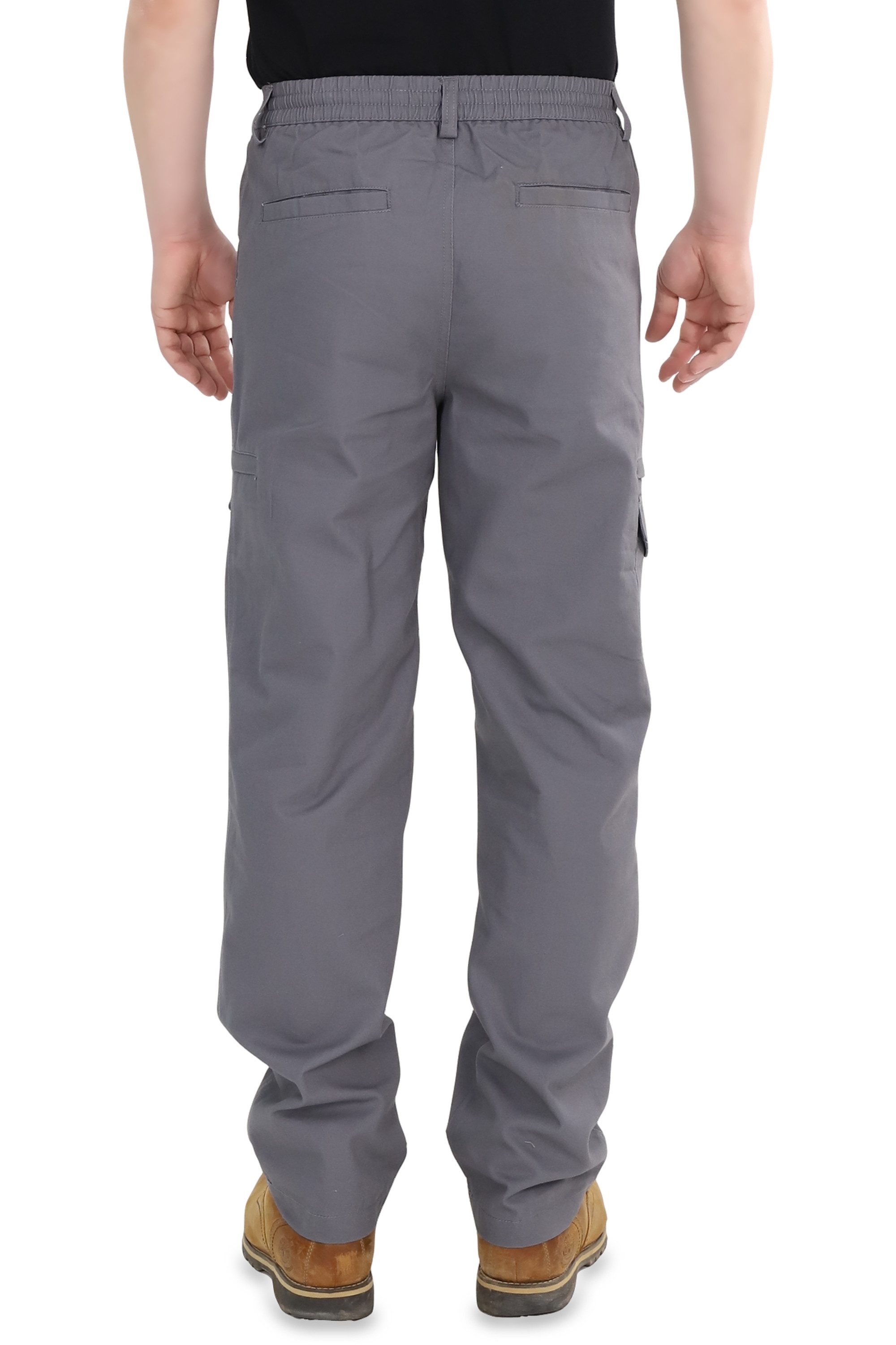 Ben Creek Cargohose J03 lange unifarbene Outdoor Freizeithose mit Multitaschen