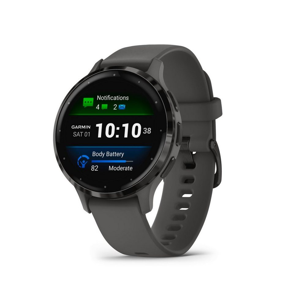 Garmin VENU 3S Smartwatch (3 cm/1,2 Zoll), Mehr Trainings-Insights mit  Trainingseffekt und Erholungsratgeber