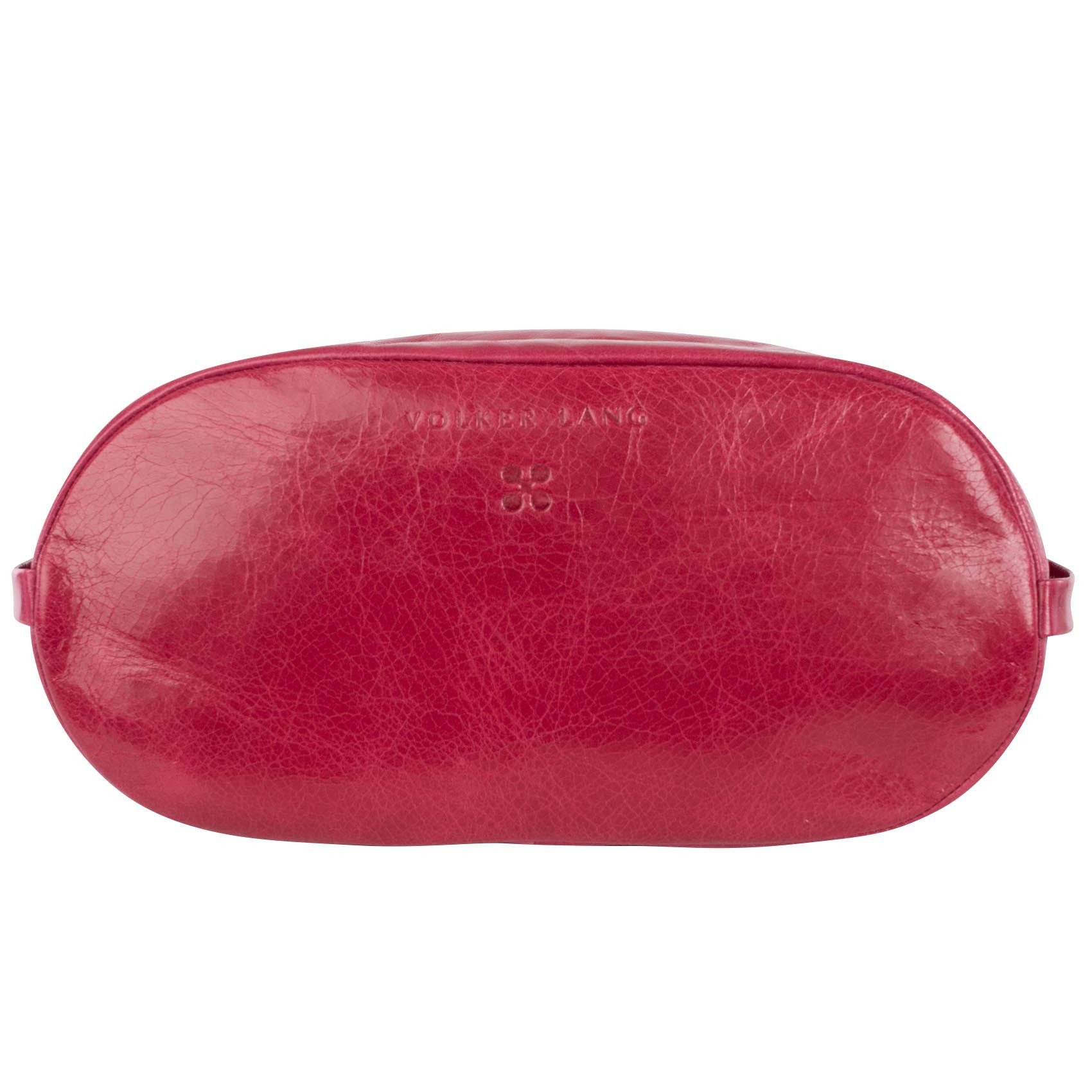 VOLKER LANG Kulturbeutel TRAVEL POUCH, PP1, Kompaktes Leder-Case, Premium Verarbeitung .