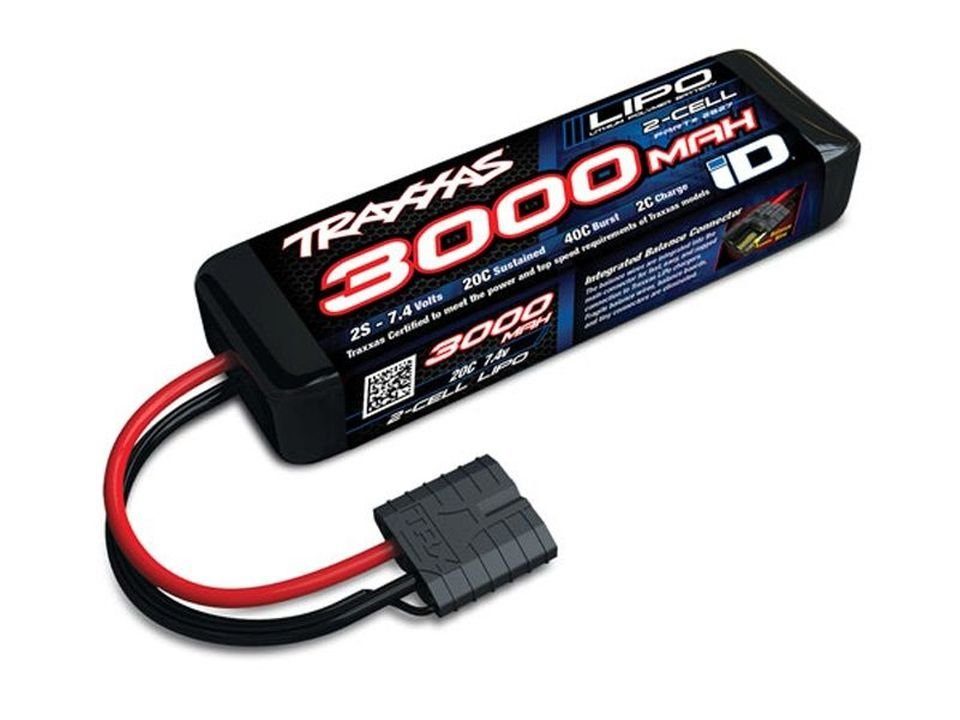 Traxxas Traxxas ID LiPo Akku 3000mAh 7,4V 2-Zellen 20C (Stecker) 2827X Akku