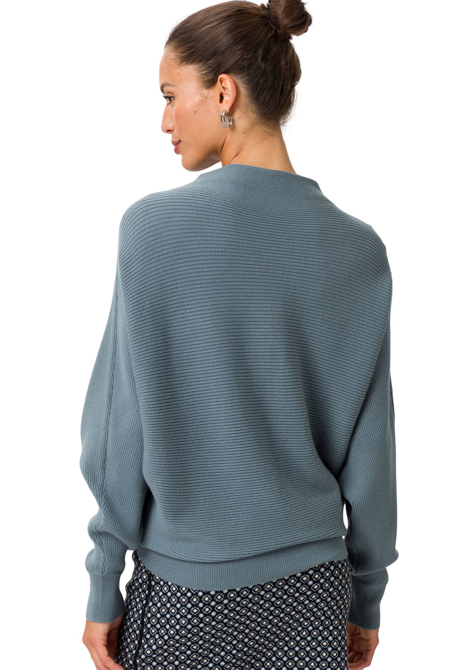 Zero Strickpullover Damen mit Turtleneck (1-tlg) Plain/ohne Details