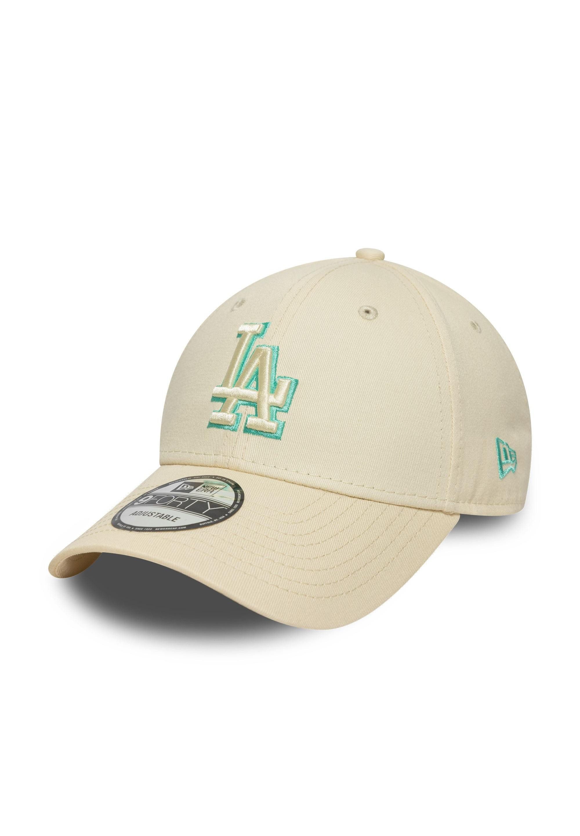 Baseball Cap Los Angeles Dodgers 9Forty Cap New Era Beige Neon Outline
