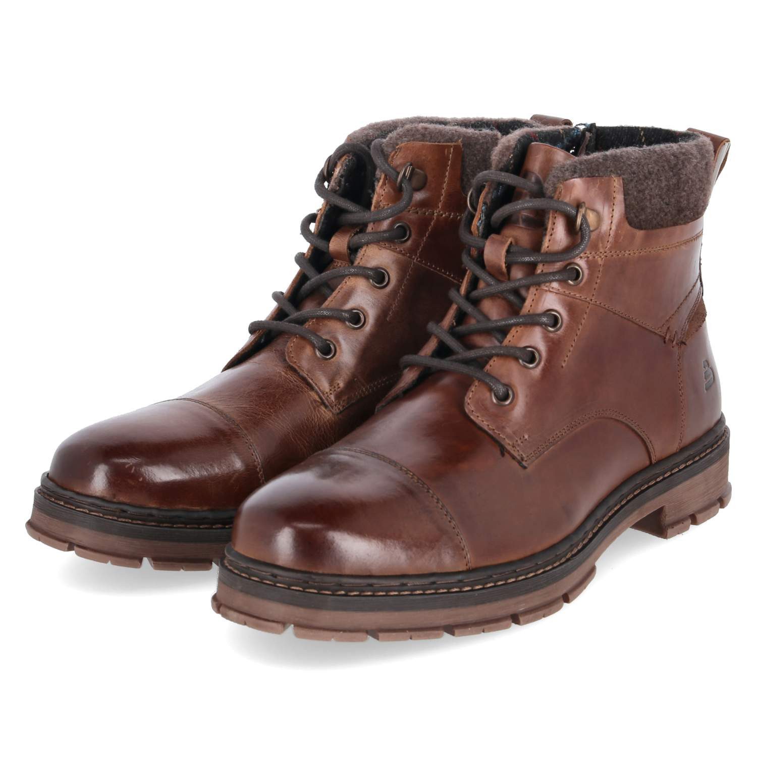 Bullboxer Bullboxer Boots 7JM0030203-3300 SMU Herren Leder brown Schnürstiefel