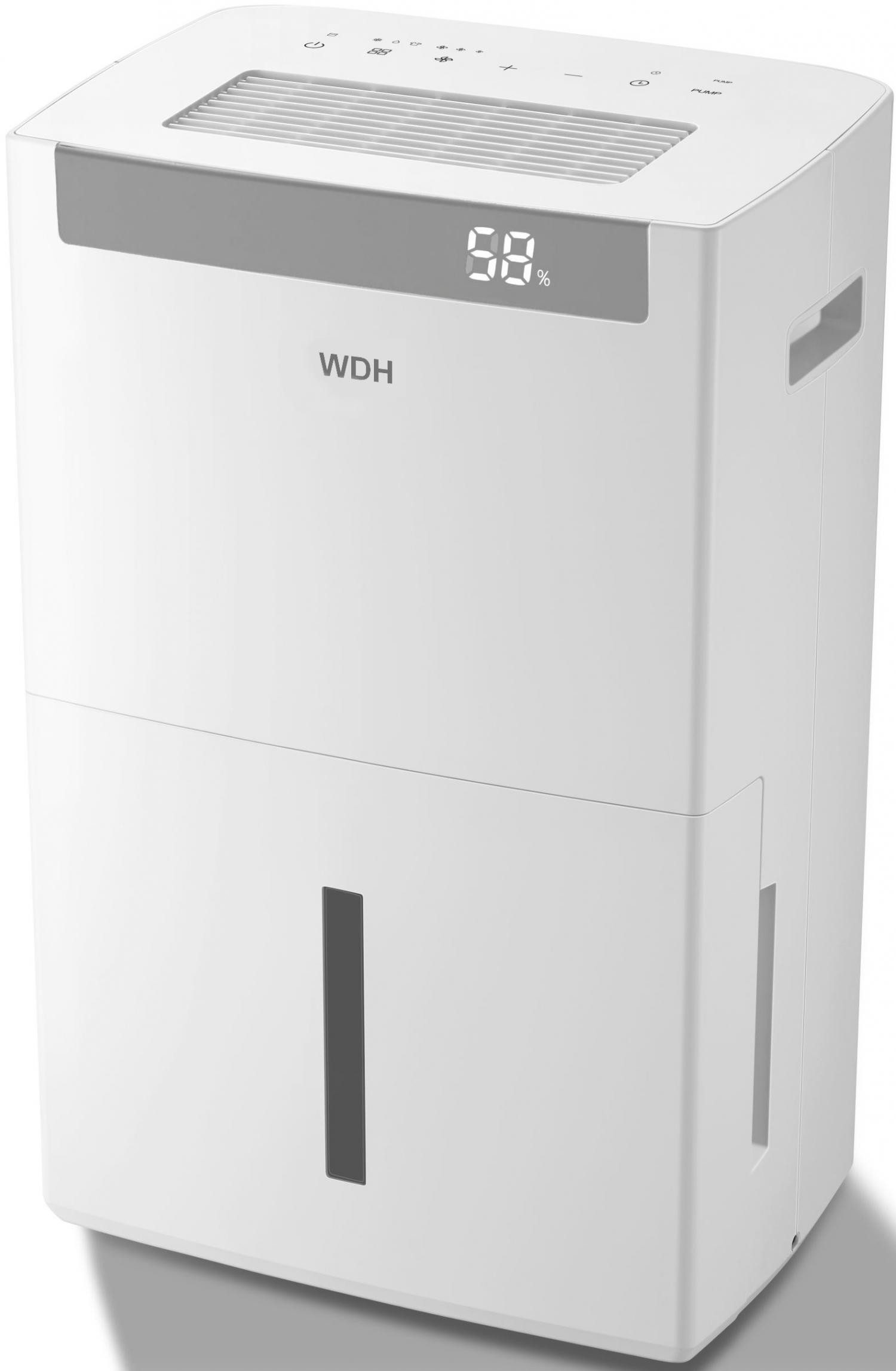 WDH Строительные сушилки WDH-870FW mit WLAN-Steuerung, für 300 m³ Räume, Entfeuchtung 70 l/Tag, Tank 7,9 l, Wäschetrocknungsfunktion