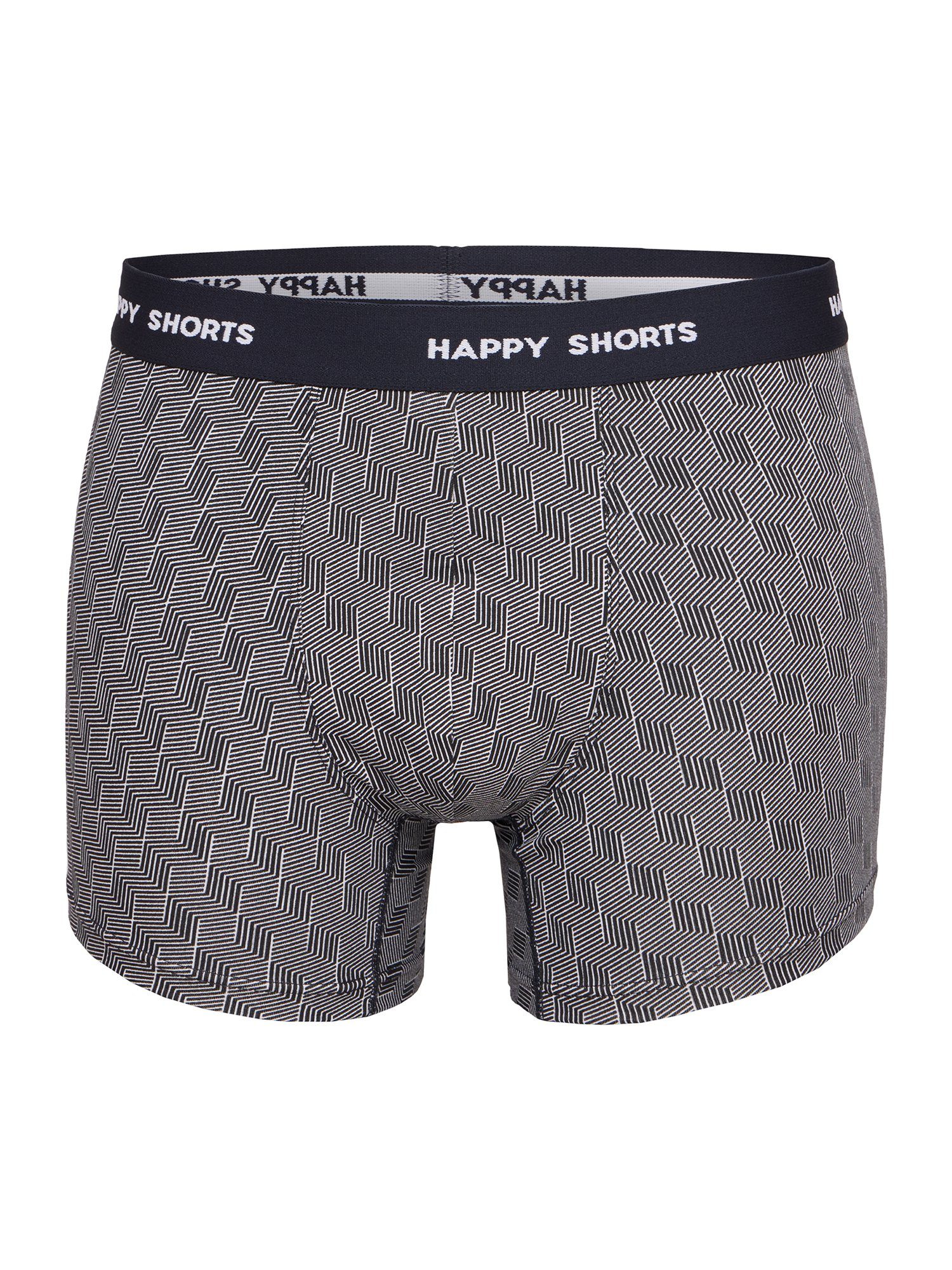 HAPPY SHORTS Retro Pants (2-St) unterhose Abstract Trunks Retro-shorts Retro-Boxer