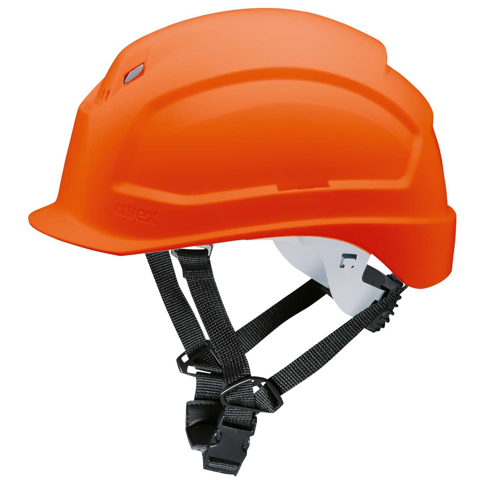 Uvex Schutzhelm Schutzhelm pheos S-KR - Arbeitsschutz-Helm - 4-Punkt Kinnriemen