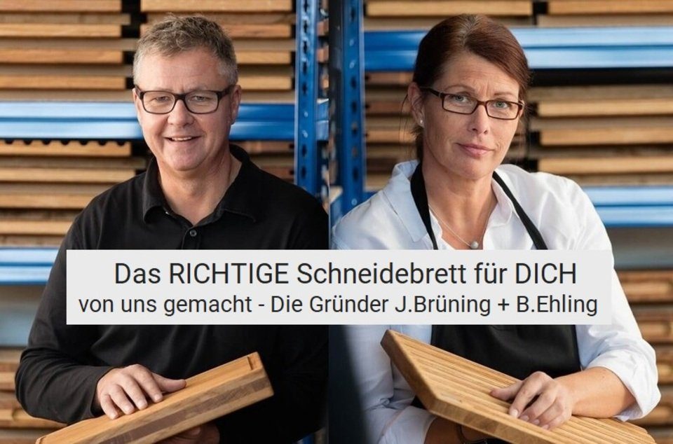 Made Massivholz, Germany, Eiche, Schneidboard XL Schneidebrett in 50x35x3,8 Schneidebrett Nachhaltig Design Langlebig cm, und