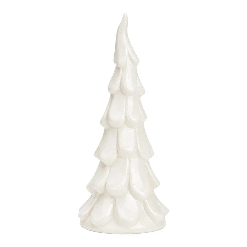 G. Wurm GmbH + Co. Kommanditgesellschaft Dekofigur Wurm Tannenbaumfigur, weiß, 10x24x10cm, WURM-10040025