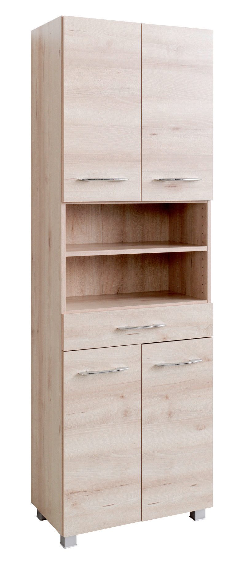 Basera® Hochschrank Ondine 60 cm breit buche, Badezimmermöbel