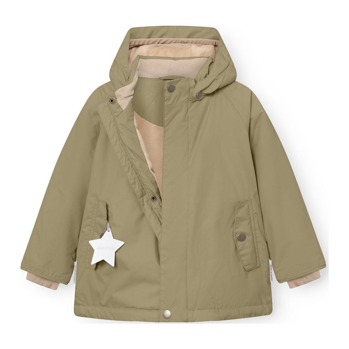 MINI A TURE Funktionsparka Matwally Fleece Lined Winter jacket. GRS Hochwertige Kinder-Winterjacke mit Fleecefutter, wind- und