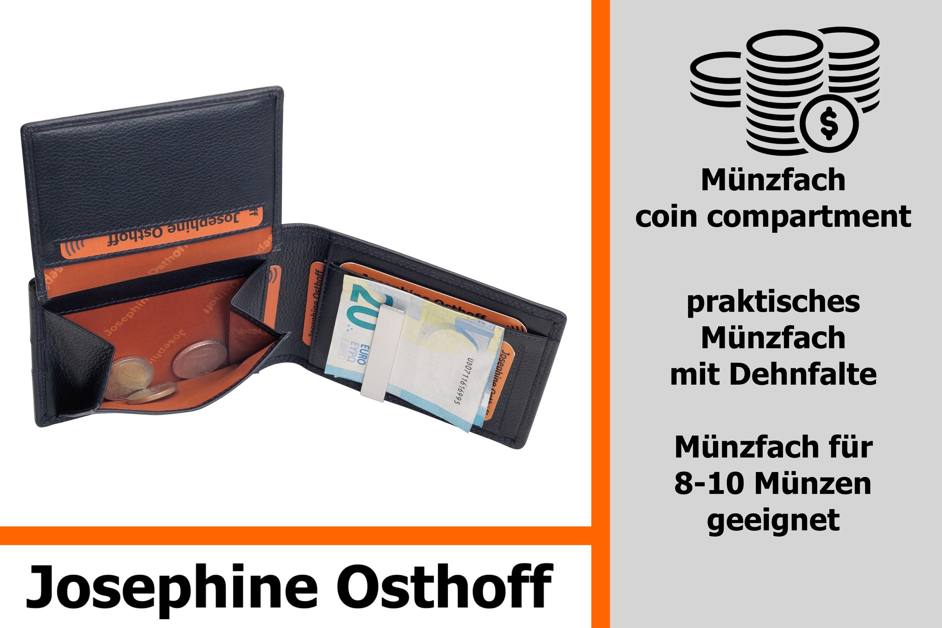 Geldbörse Geldbörse Geldklammer Josephine Osthoff schwarz Hannover