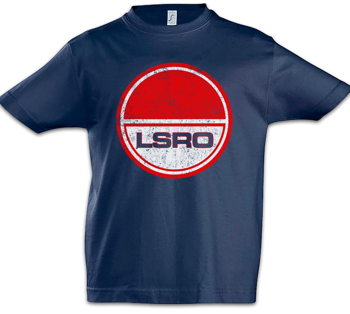 Print-Shirt Space 1999 Research LSRO Logo Kinder T-Shirt Retro Mondbasis Alpha TV