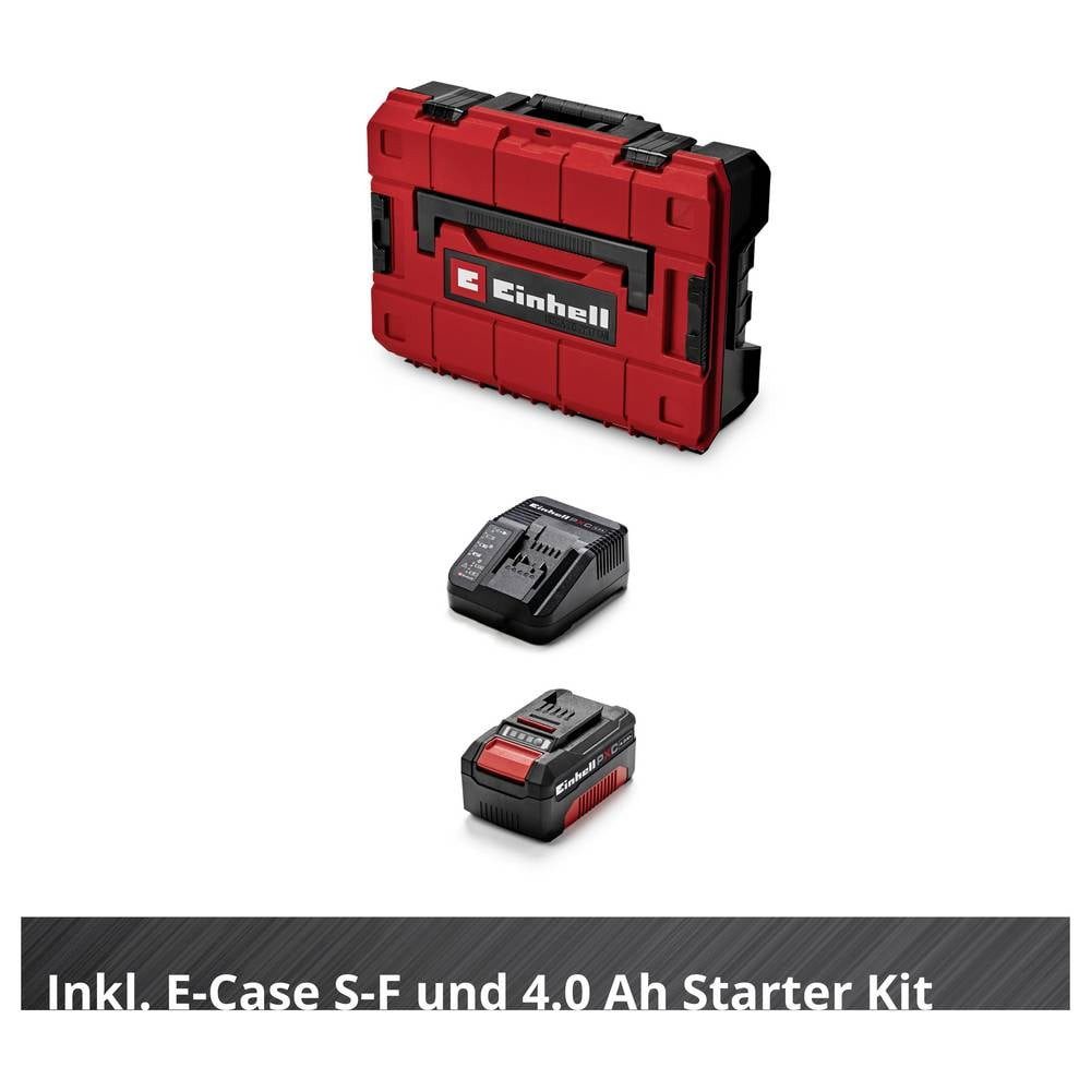 Einhell Akku-Schrauber TP-CD 18/80 Li-i Set Akku-Schlagbohrschrauber 4 Ah Li-Ion inkl. Akku, inkl. Akku, inkl. Ladegerät, bürstenlos, inkl. Koffer