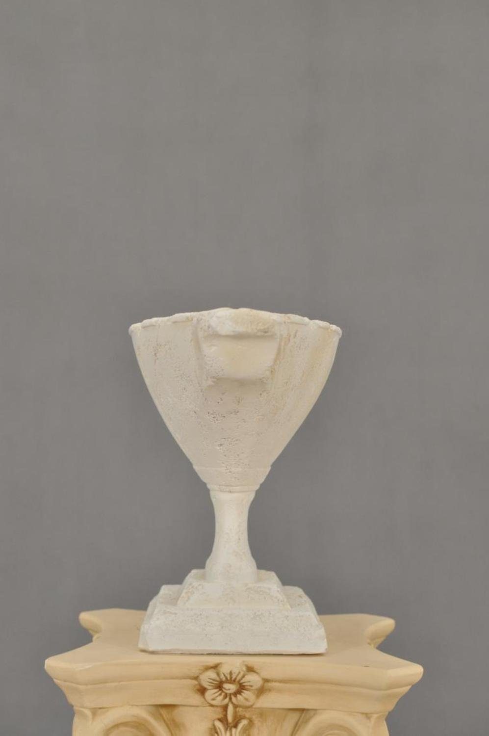 JVmoebel Skulptur Schale Design Vase XXL Dekoration Marmor Schale Klassischer Tisch Obst