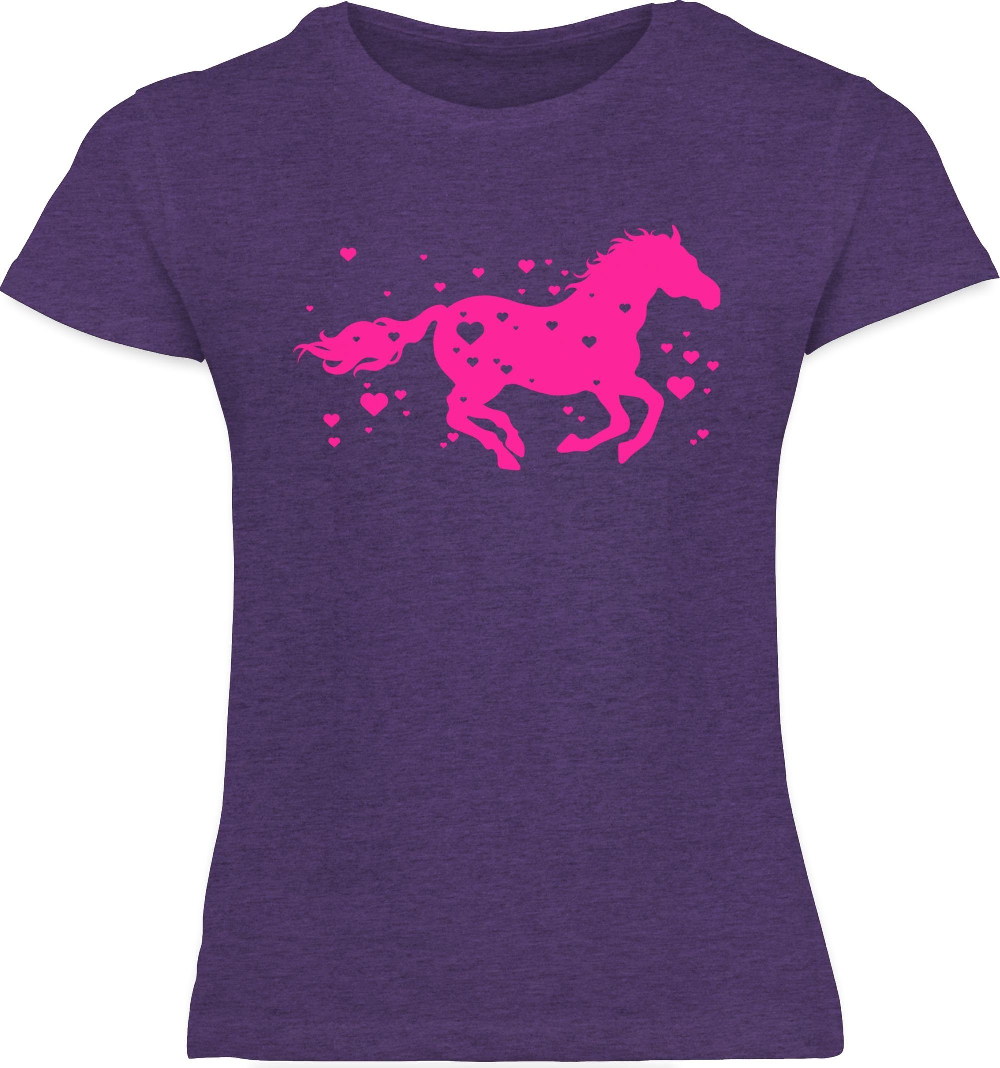 Shirtracer T-Shirt Geschenk Pferd I Pferdemädchen Geschenke I Reitpferd I Springpferd Pferd