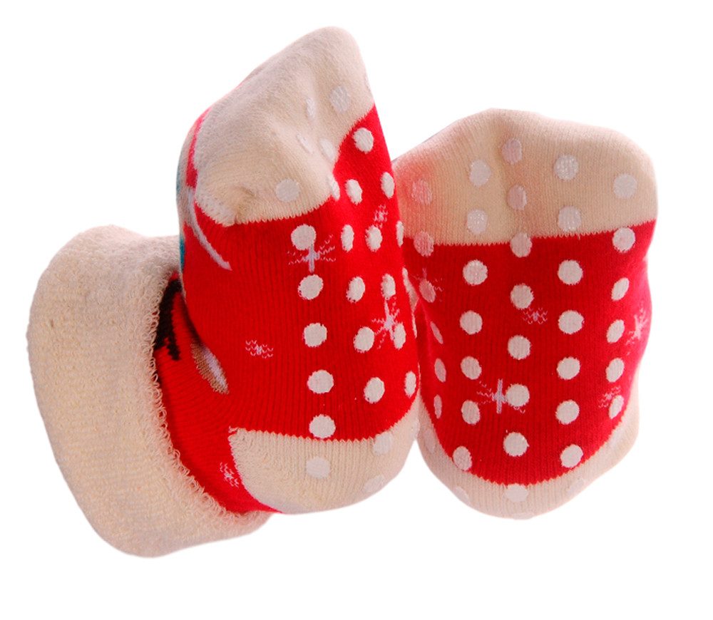 Martinex Thermosocken Socken Weihnachtssocken Baby Frottee Antirutschsocken für Weihnachten