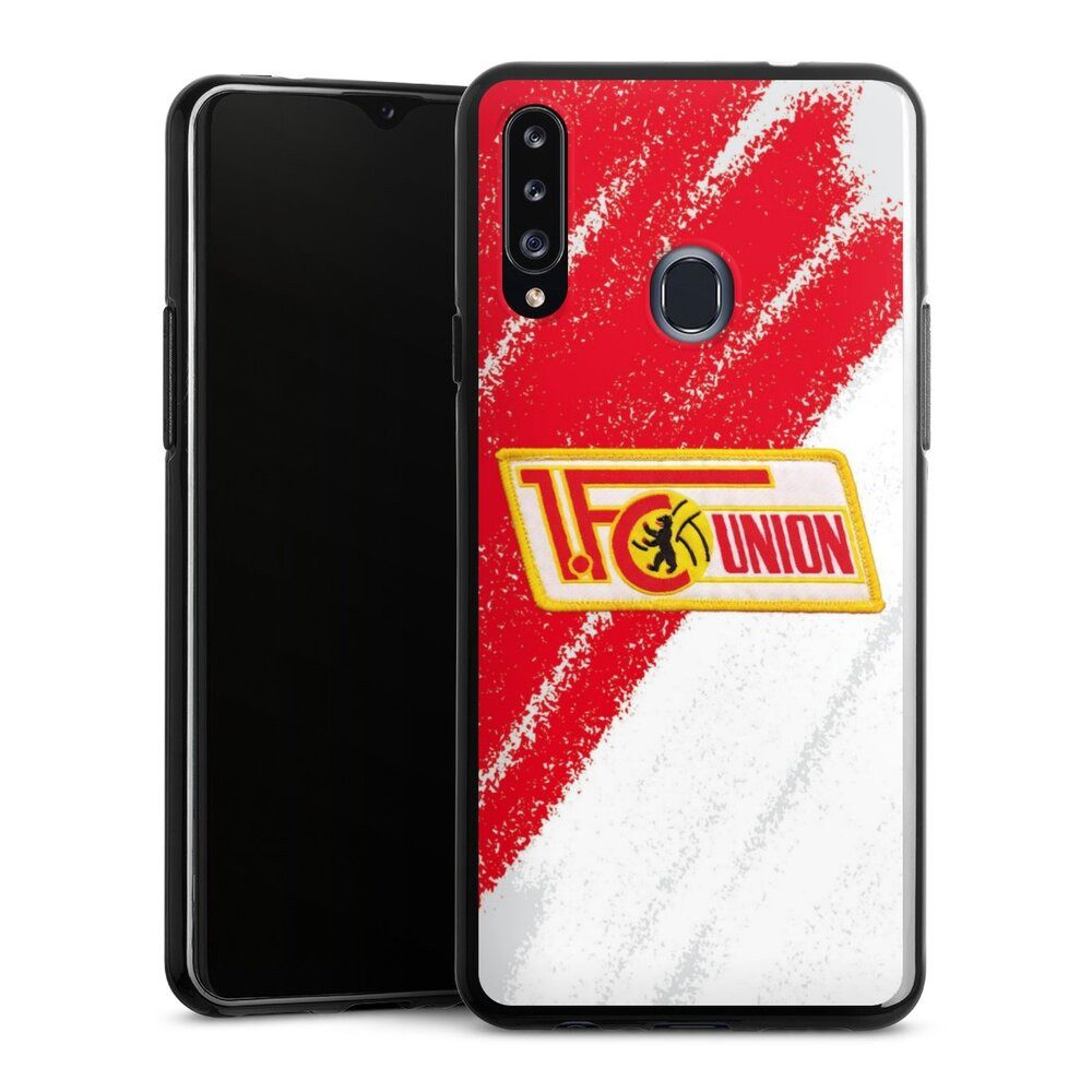 DeinDesign Handyhülle Offizielles Lizenzprodukt 1. FC Union Berlin Logo, Samsung Galaxy A20s Silikon Hülle Bumper Case Handy Schutzhülle