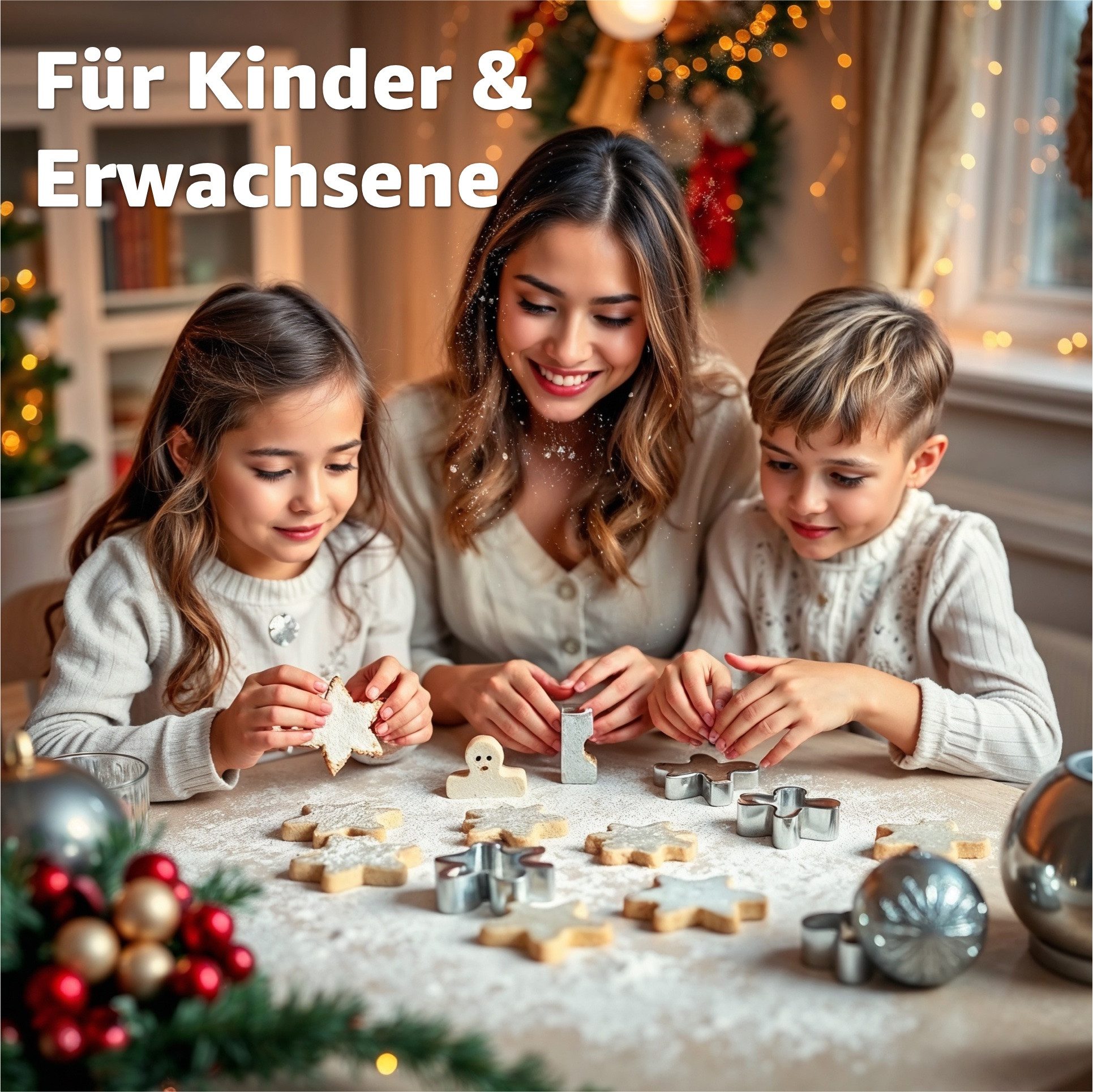 MerryXmas Ausstechform 20x Ausstecher Weihnachten & Advent Motive Set - Keksausstecher, (20er Set, 20-St., 20-teilig)
