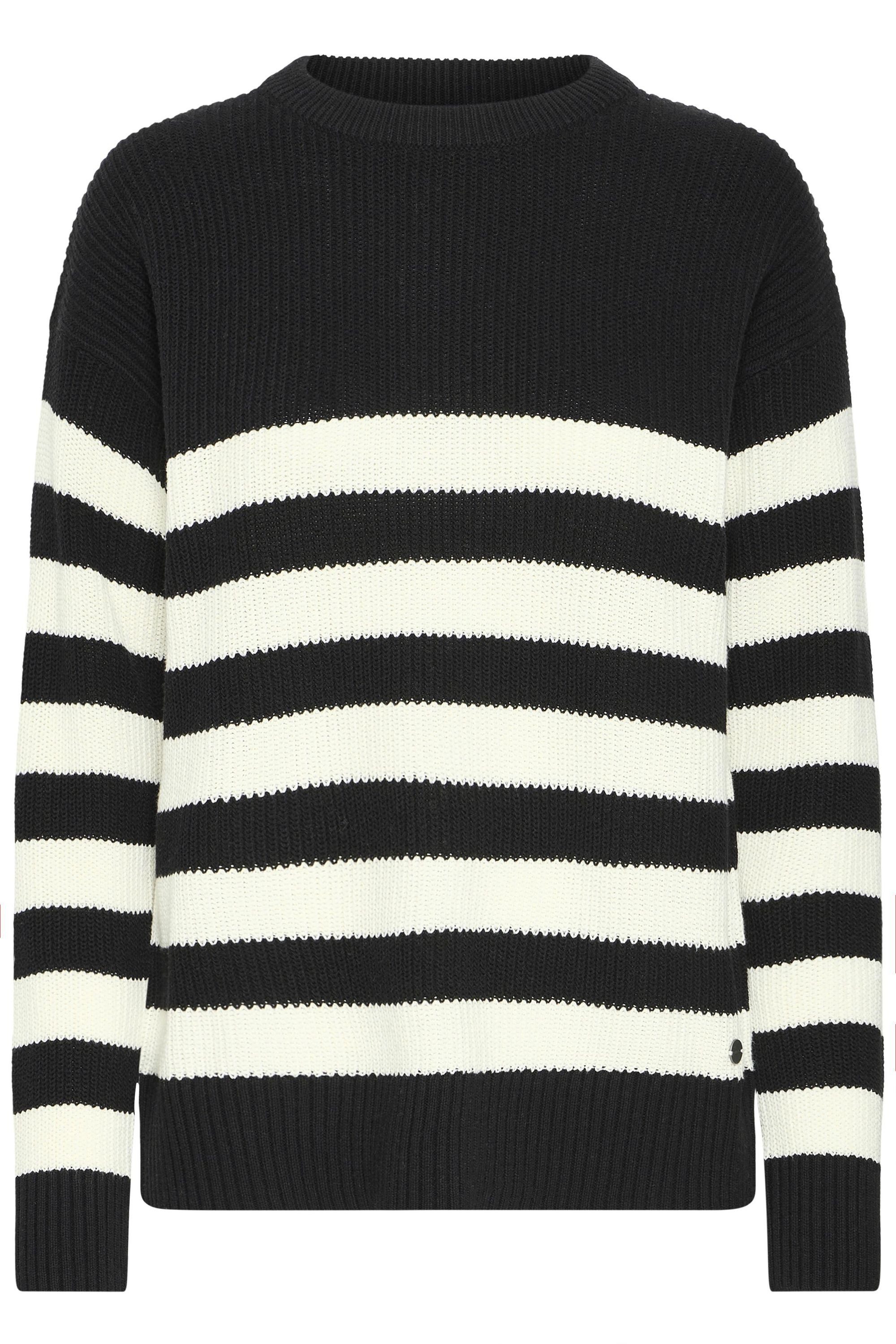 OXMO Strickpullover OXKAVINA Modischer Pullover mit Streifen günstig online kaufen