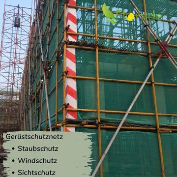 Florade Gerüst Gerüstnetz - Staubschutz - Sichtschutz - Gerüstabdeckung, 2.6m / 1m (Menge = Meter am Stück)