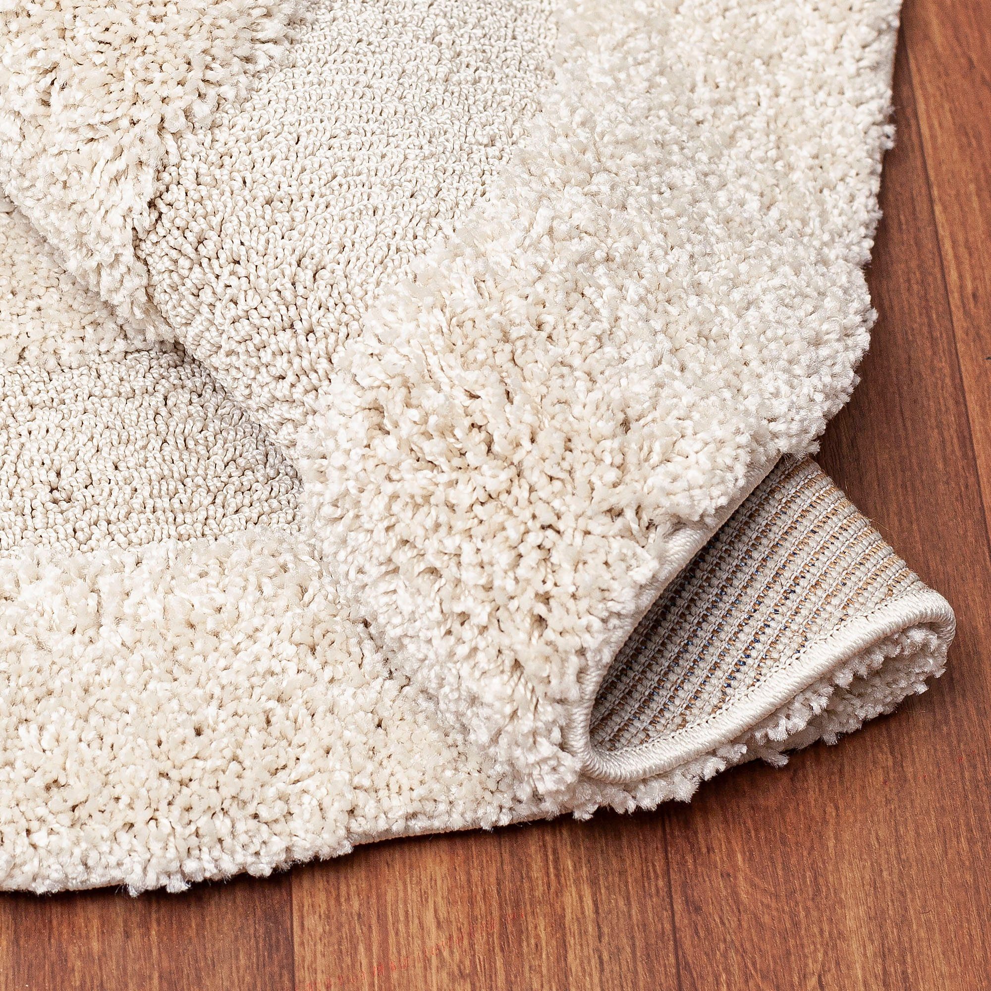 Sanat Hochflor-Teppich Luxus 3500, rund, Höhe: günstig online kaufen