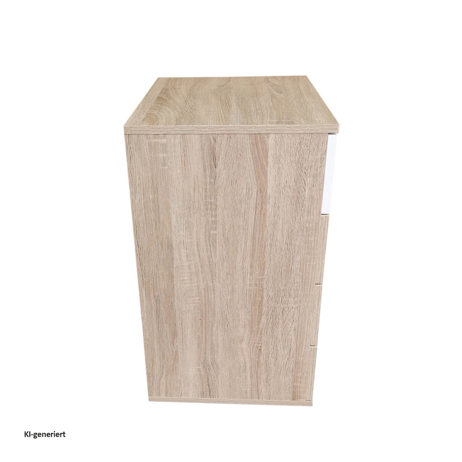 HTI-Line Nachtkommode Nachtschrank Nina mit 4 Schubladen (Stück, 1 St., 1 Nachtschrank ohne Dekoration), Nachttisch Nachtkommode Nachtkonsole – Bild 3 von 5