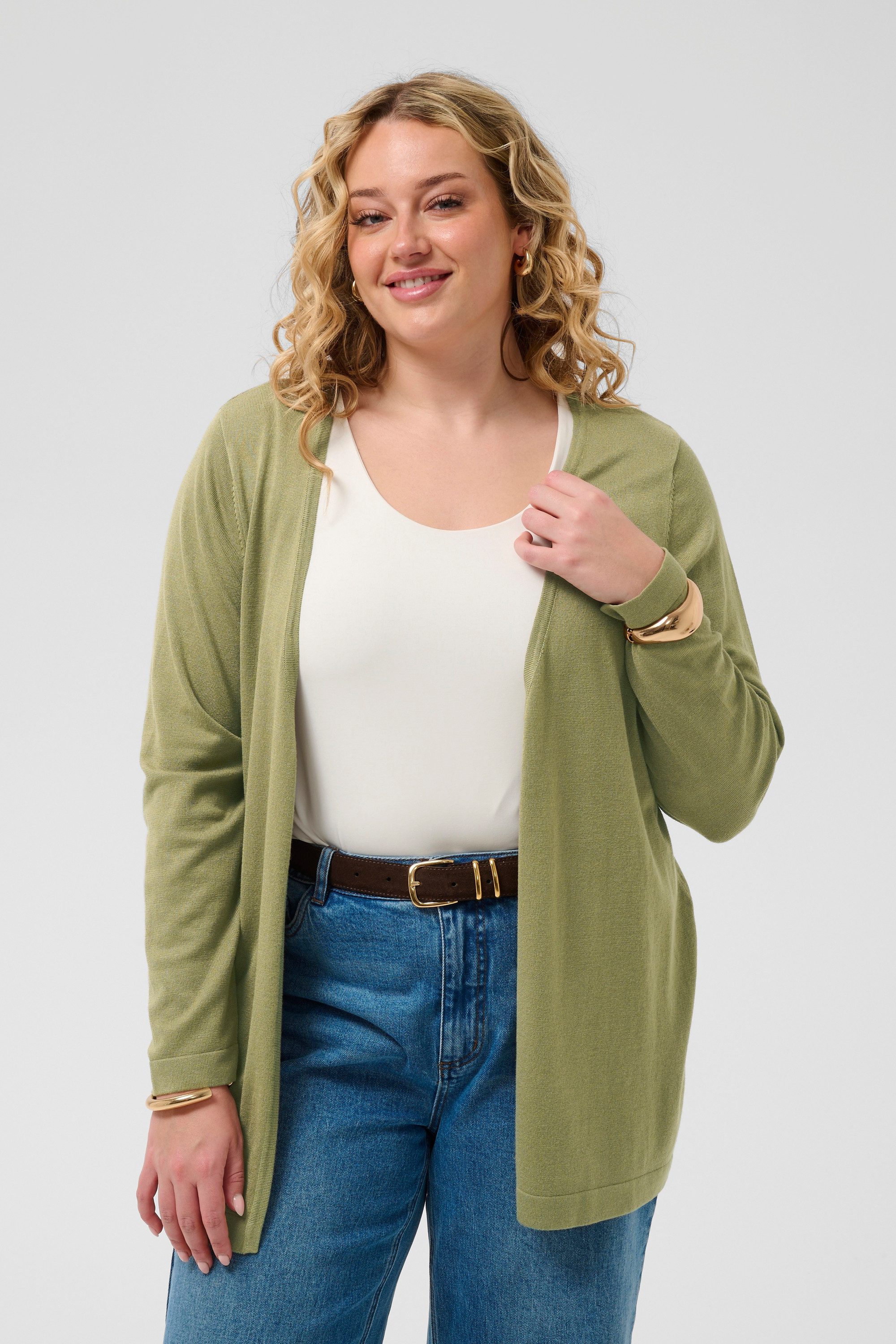 KAFFE Curve Cardigan Strickjacke KCfarsia Große Größen
