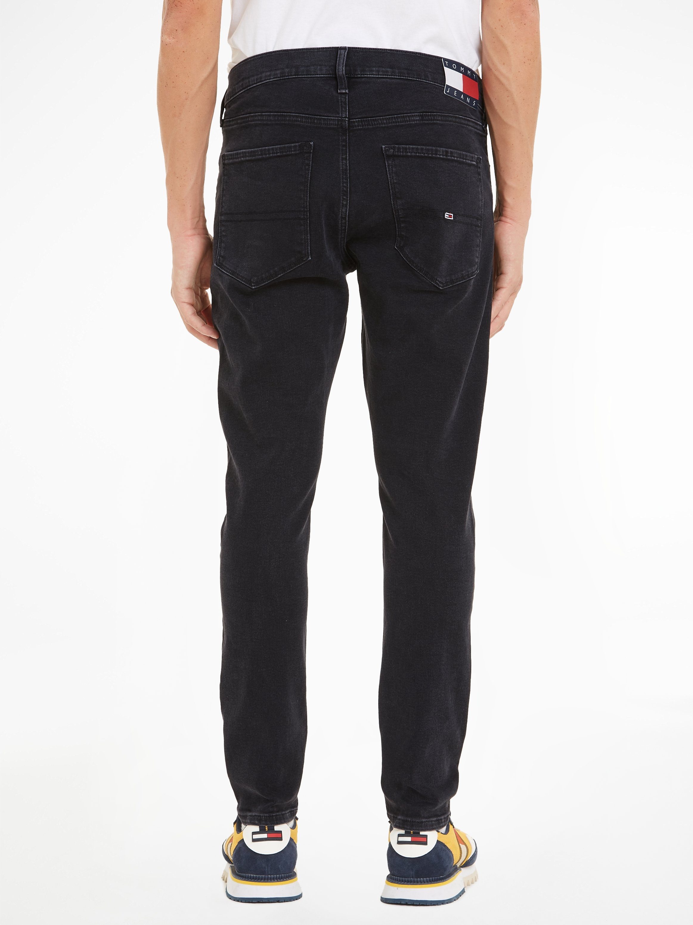 Slim-fit-Jeans Jeans Black Denim 5-Pocket-Style SCANTON Tommy Y im