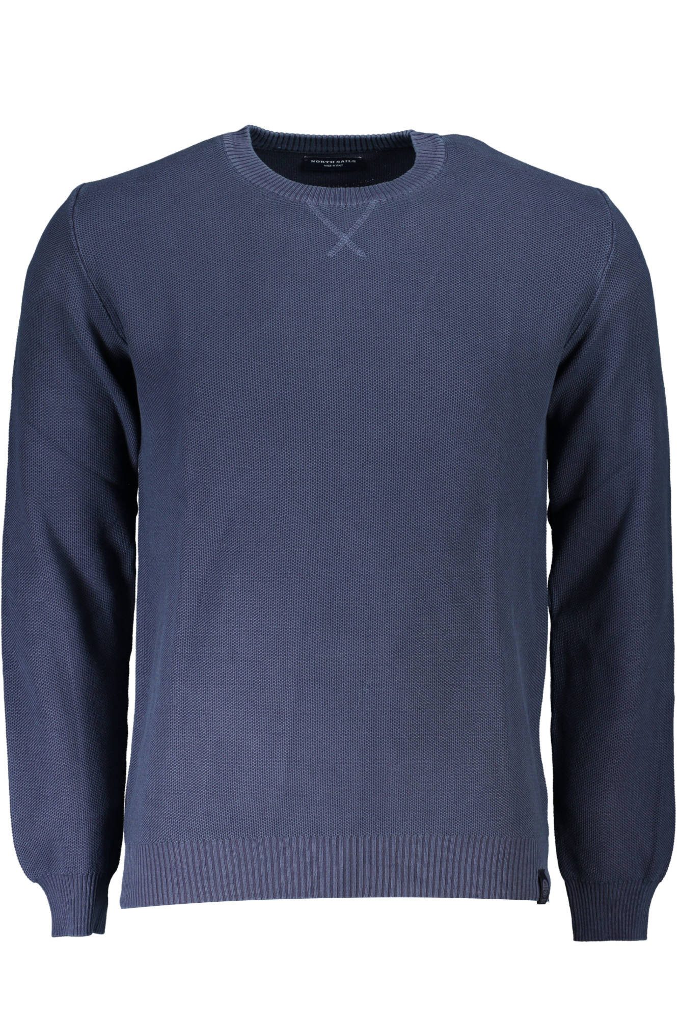 North Sails Strickpullover Herren Blaue Pullover Bio-Baumwolle - Stilvoll mit Kontrastdetails